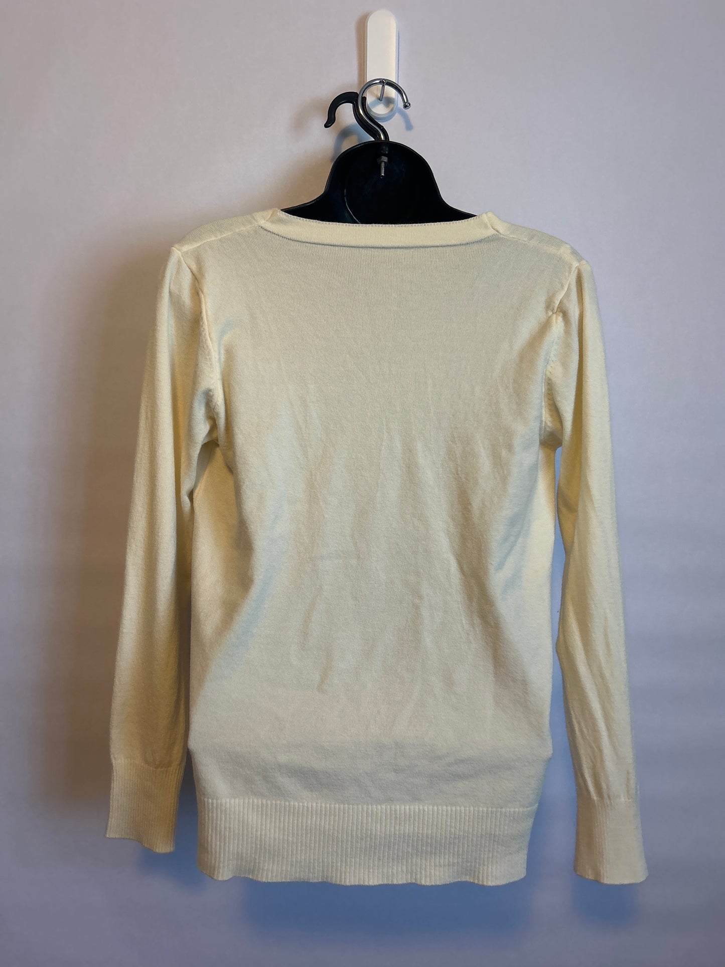 Cream Button Up Sweater M?