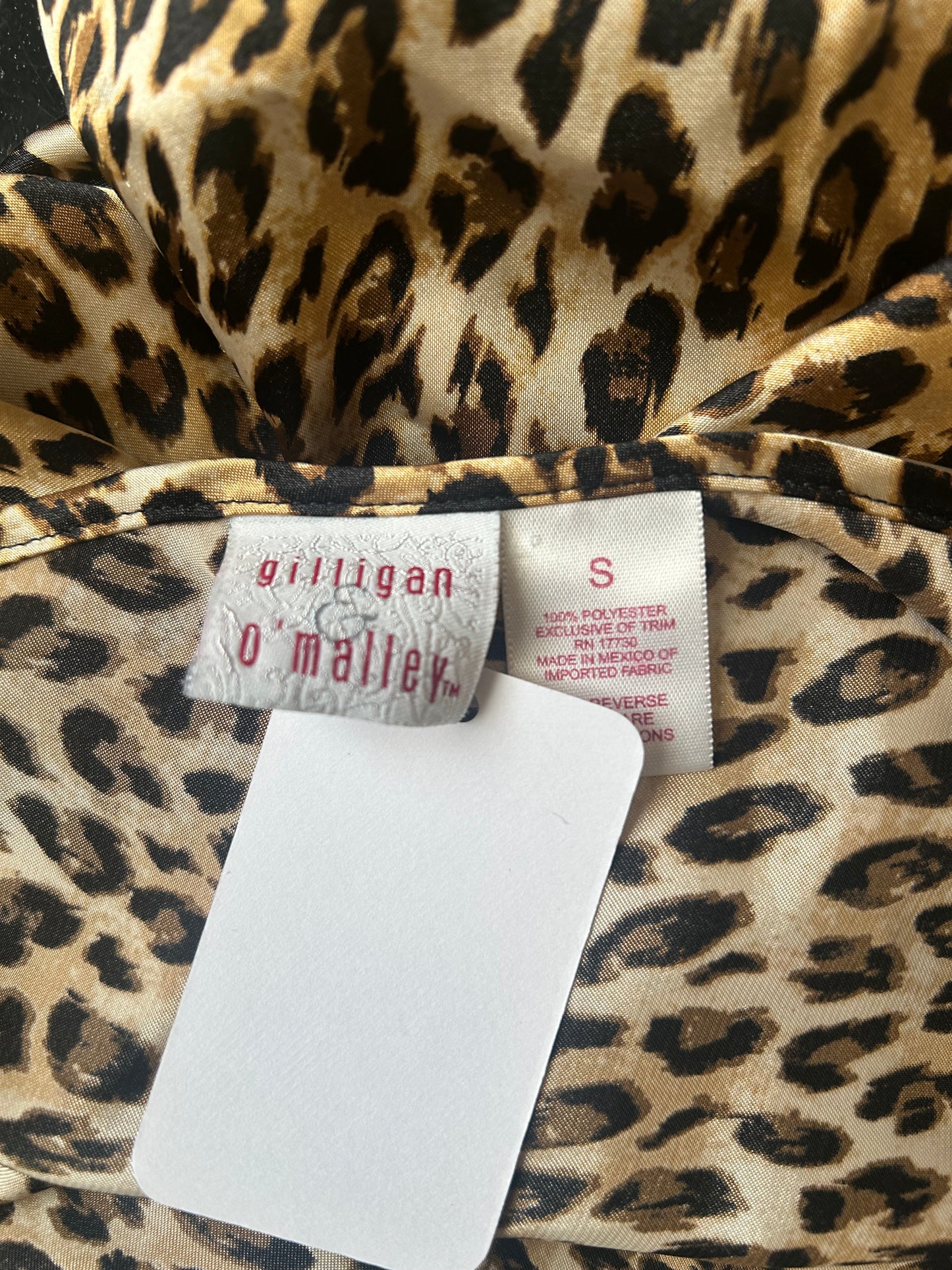 Gilligan O’Malley Cheetah Print Dress S