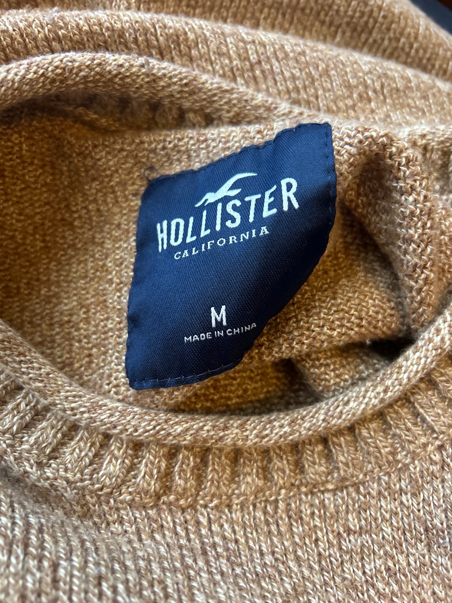 Hollister Brown Sweater M