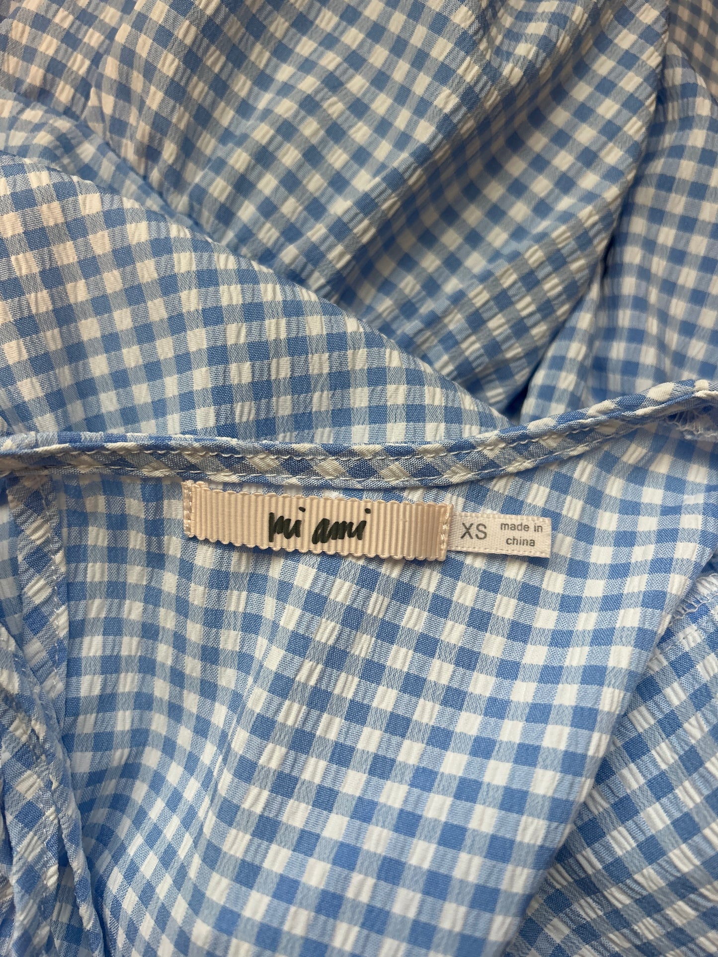 Mi Ami Gingham Dress XS