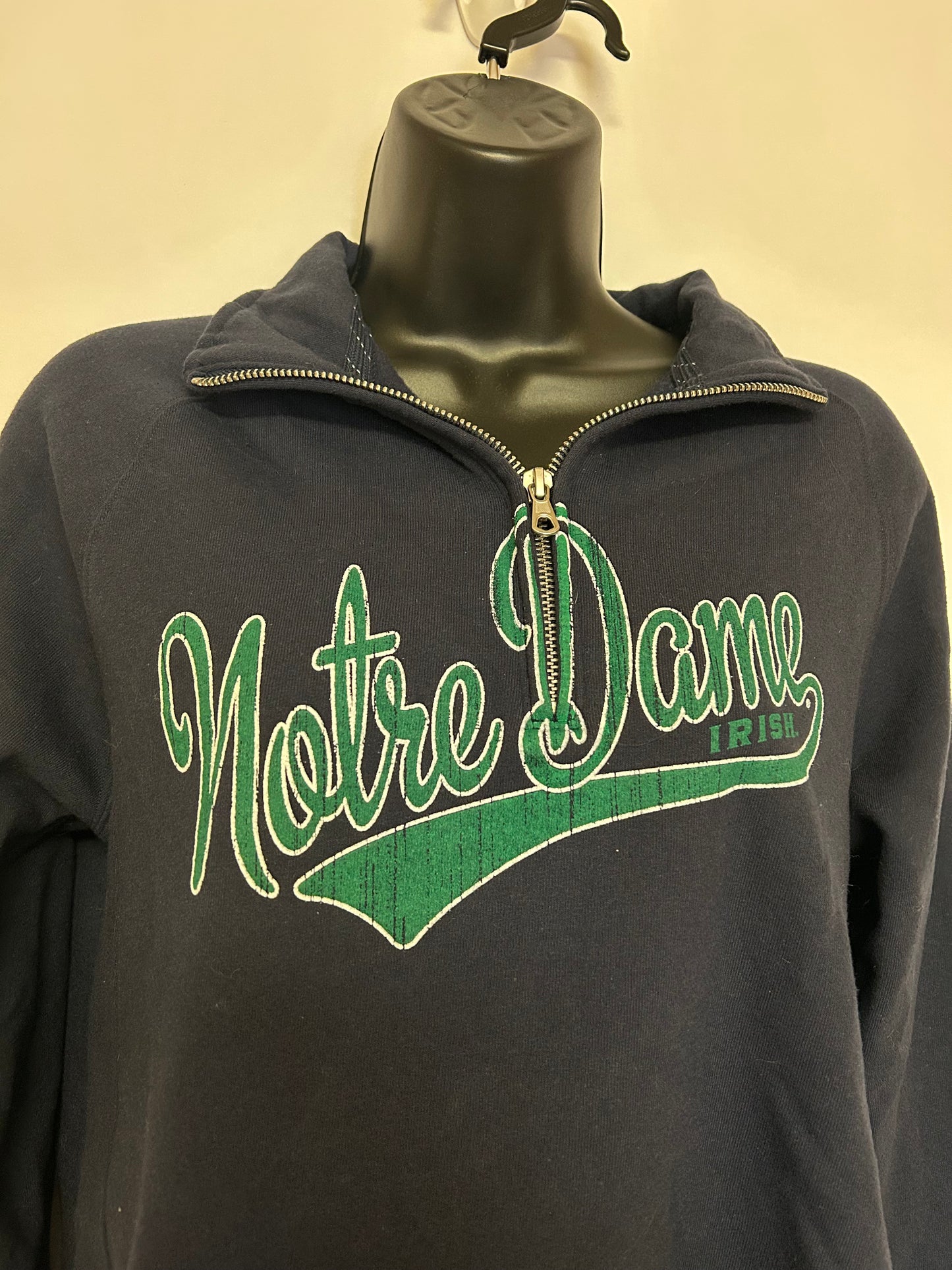 ND Navy Quarter Zip M