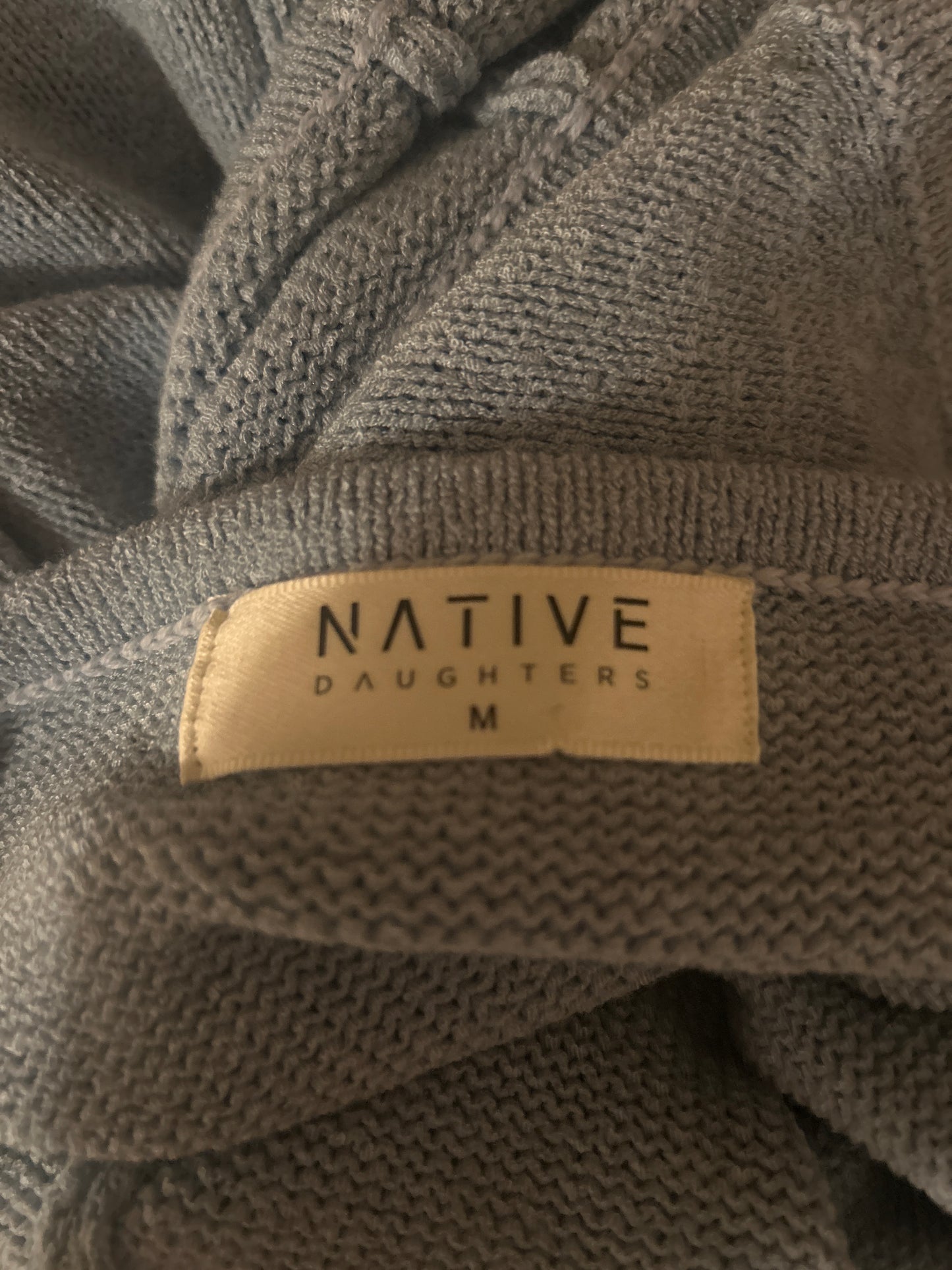 Native Daughters Cut Out Blue Maxi Dress M