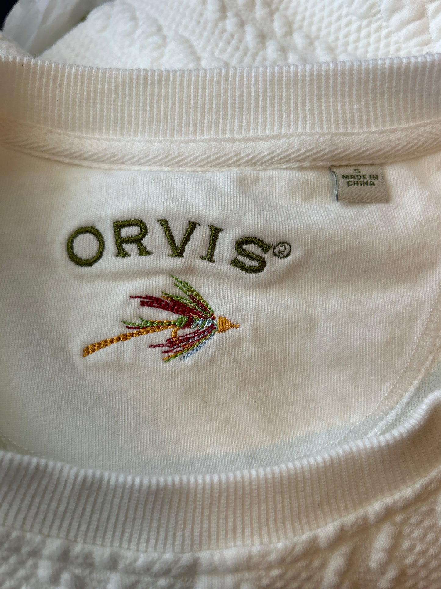 Orvis White Sweater S