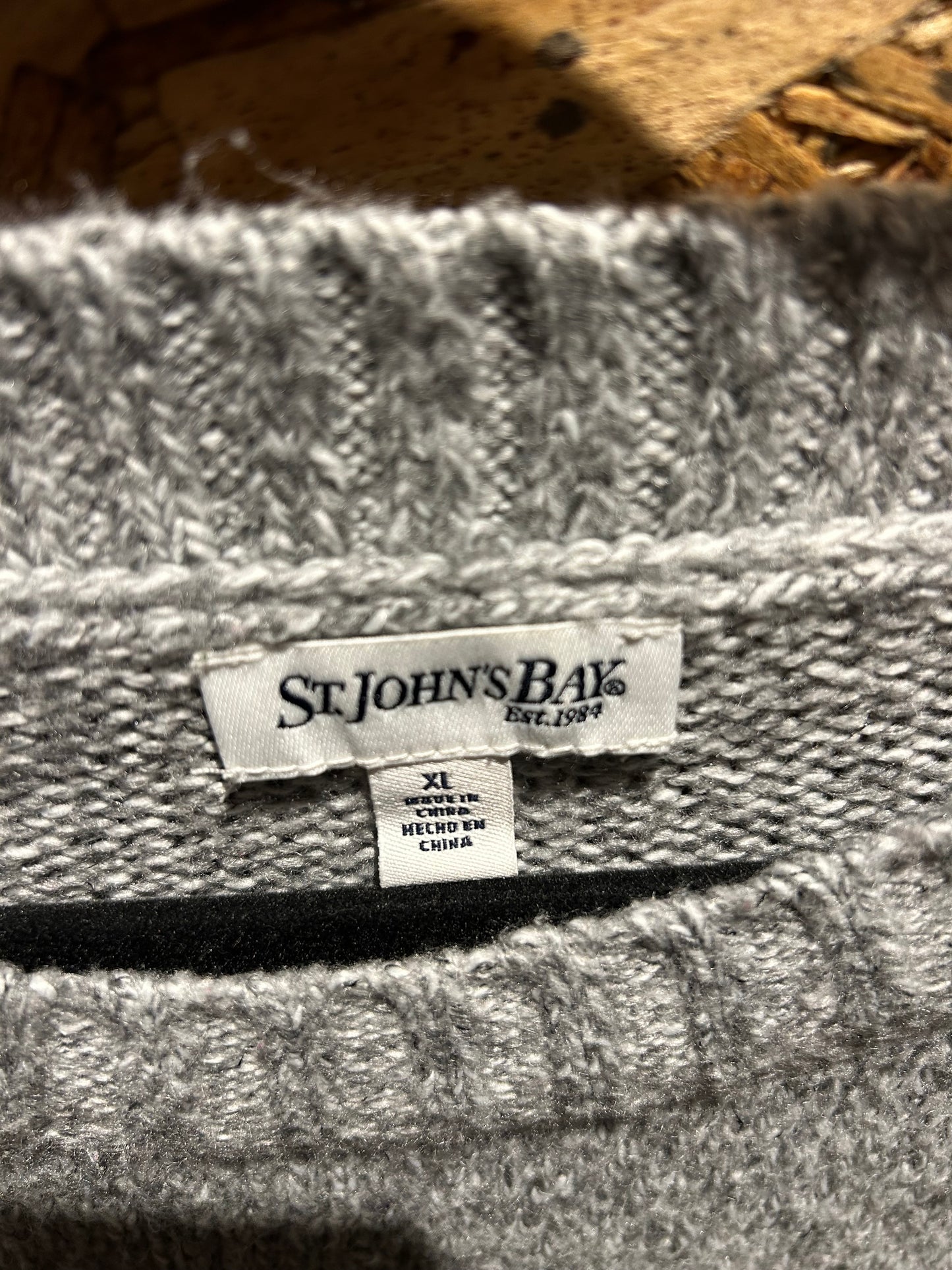 St. John’s Bay Grey Sweater XL