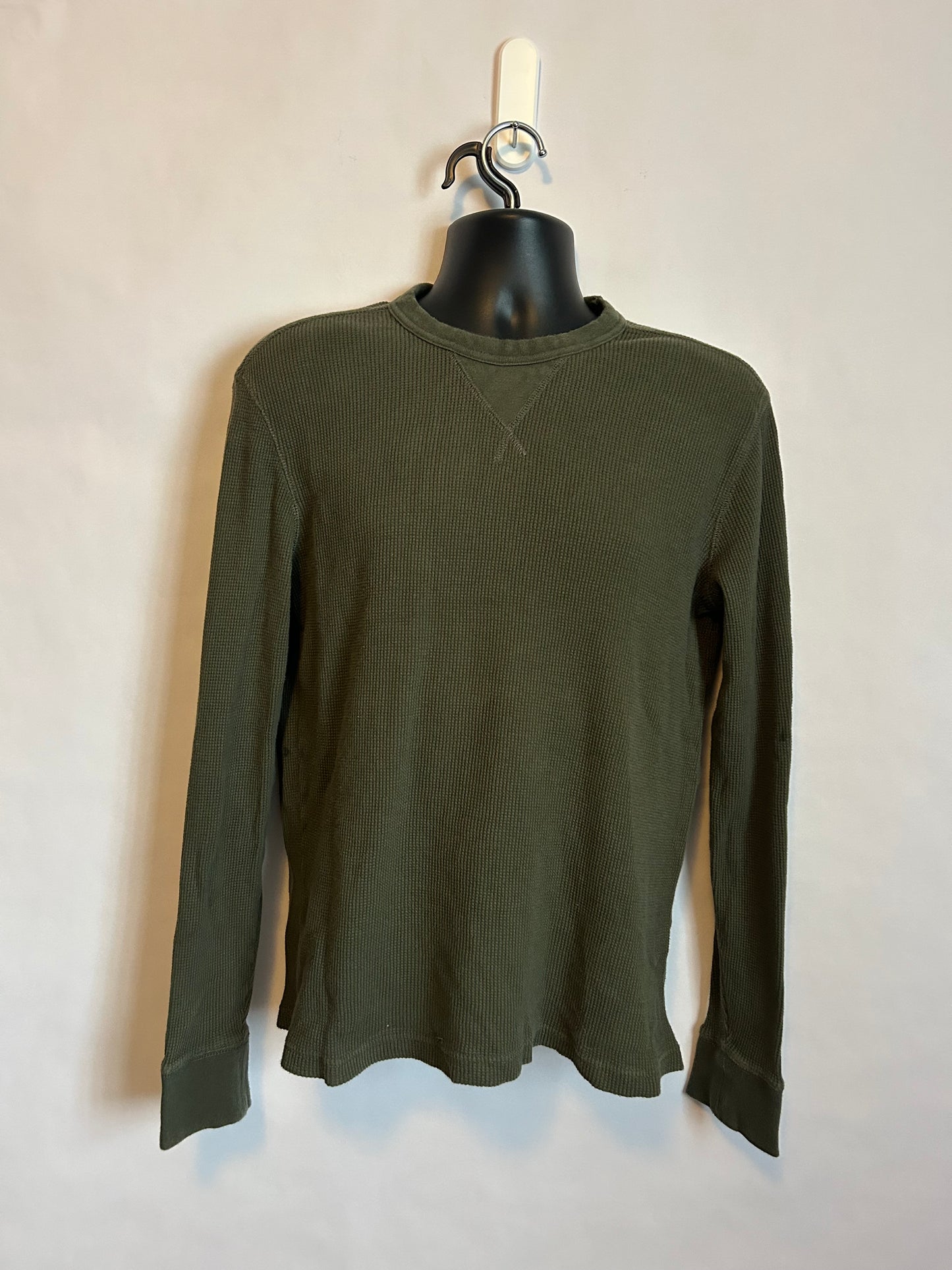 St. John’s Bay Army Green Waffle Long Sleeve M