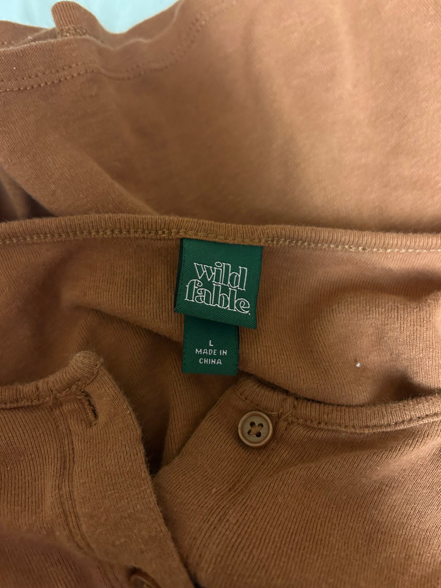 Wild Fable Cropped Long Sleeve L