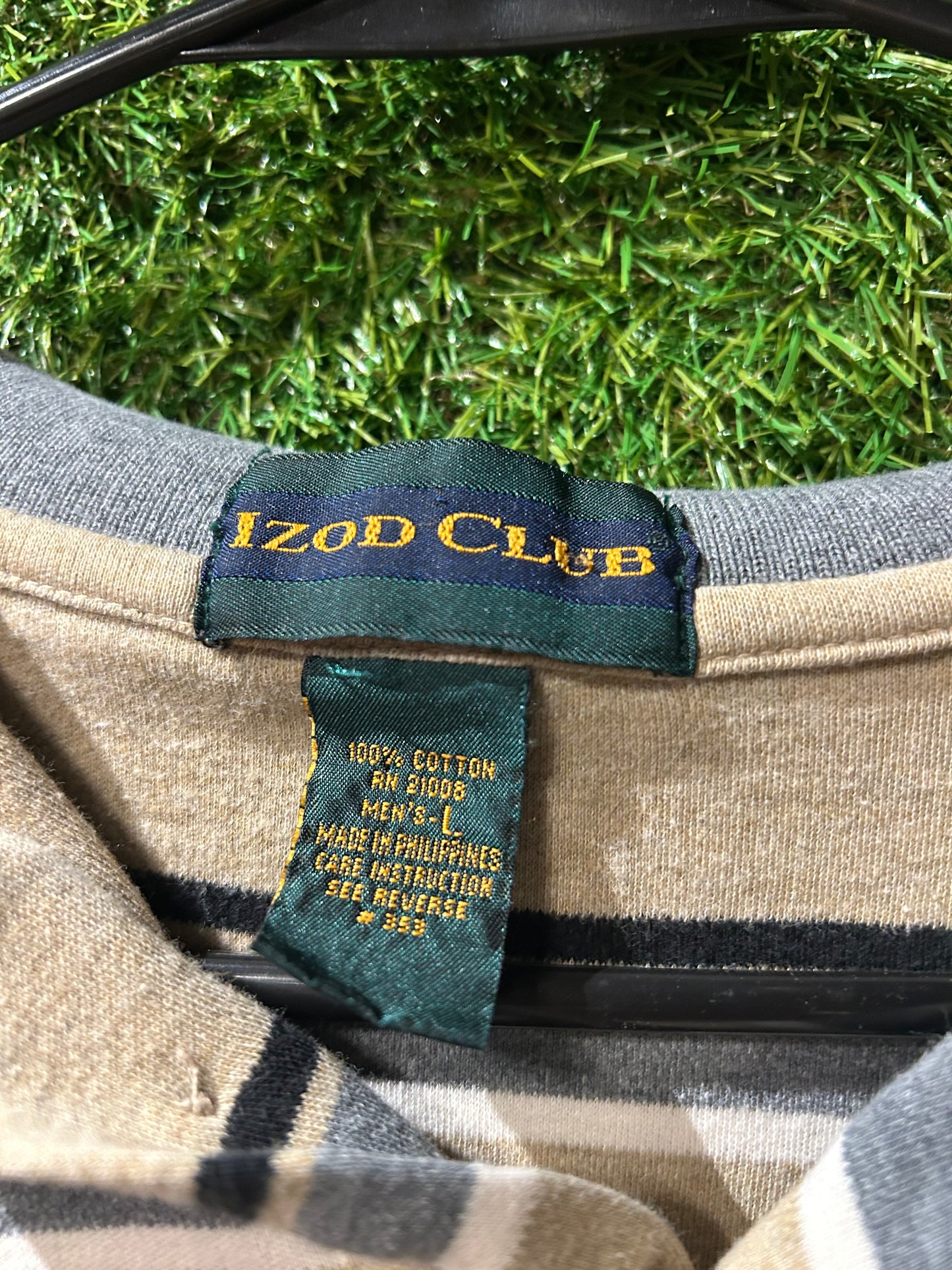 IZOD Club PGA National Striped Polo L