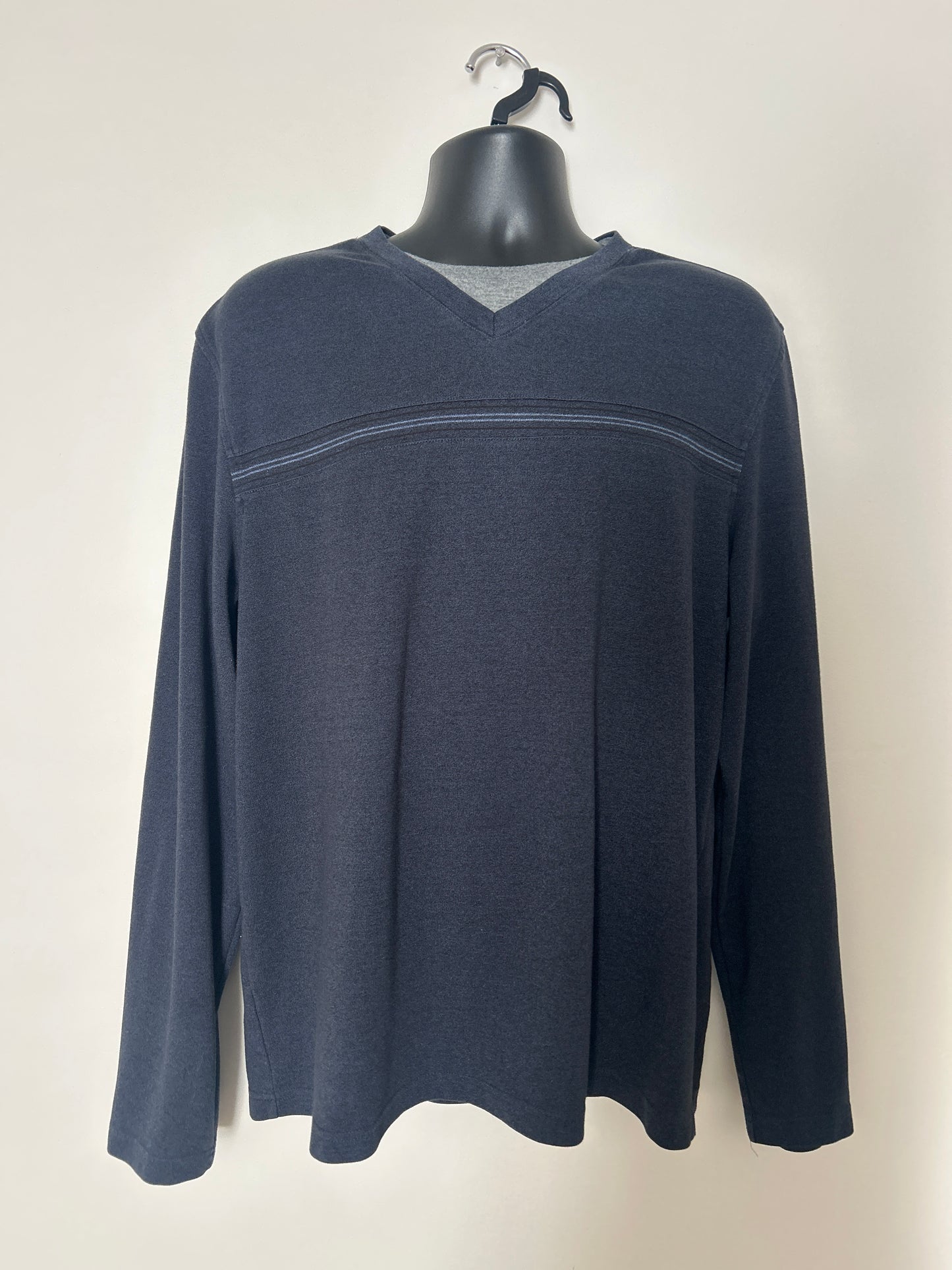 Navy Stripe Long Sleeve L