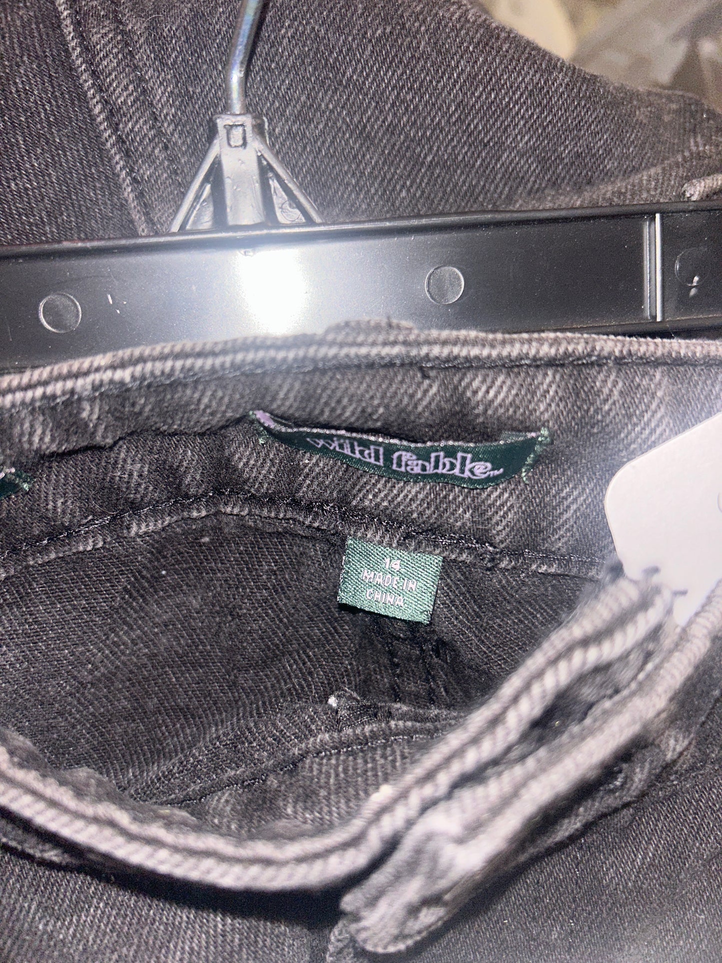 Wild Fable Black Denim Shorts 14