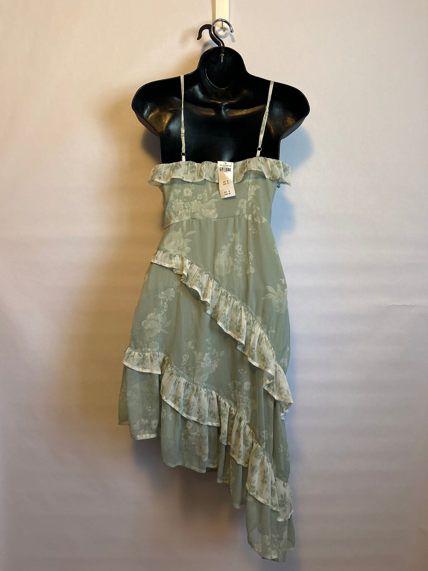 Social Tourist Green Floral Dress XS
