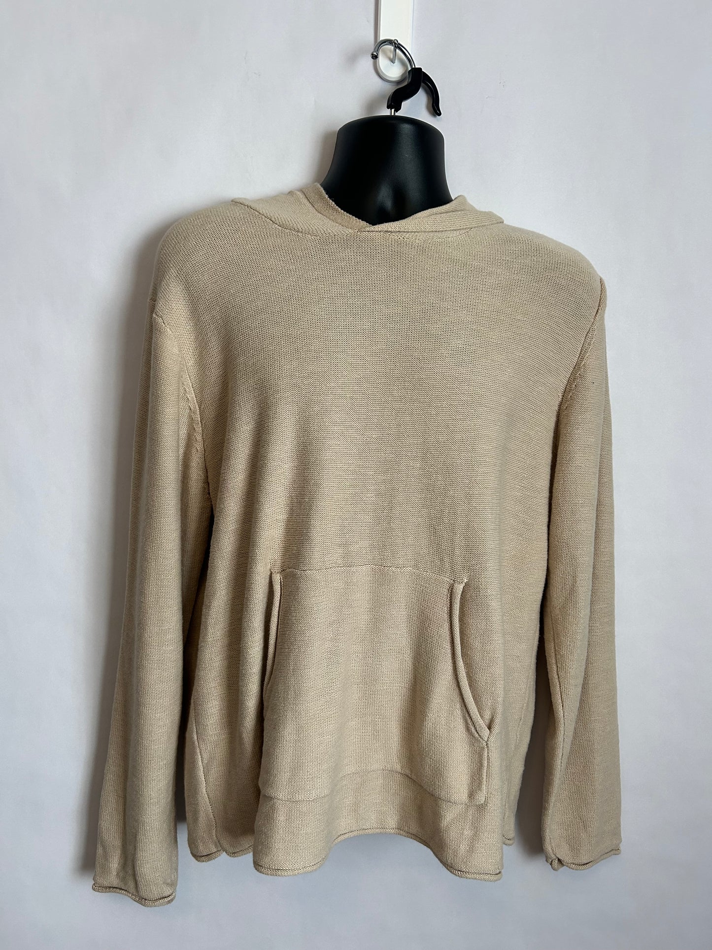 Original Weatherproof Vintage Knit Tan Sweatshirt L