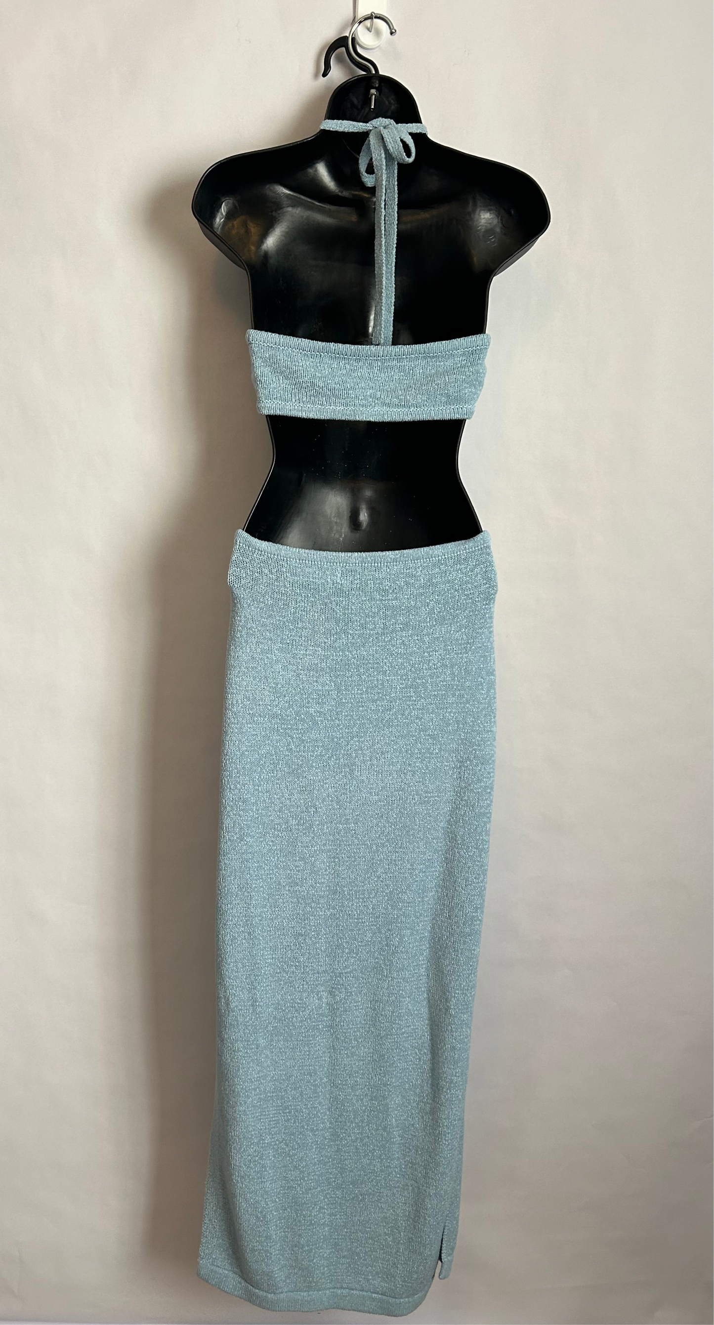 Native Daughters Cut Out Blue Maxi Dress M