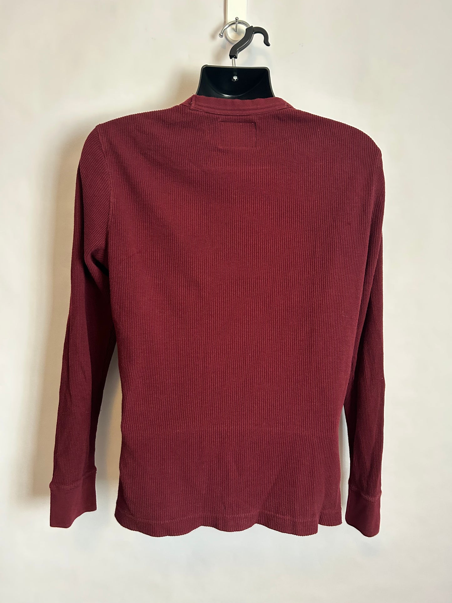 St. John’s Bay Maroon Waffle Long Sleeve M