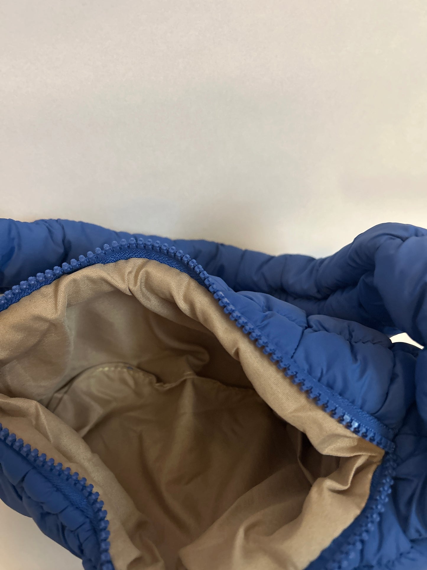 Blue Puffer Purse