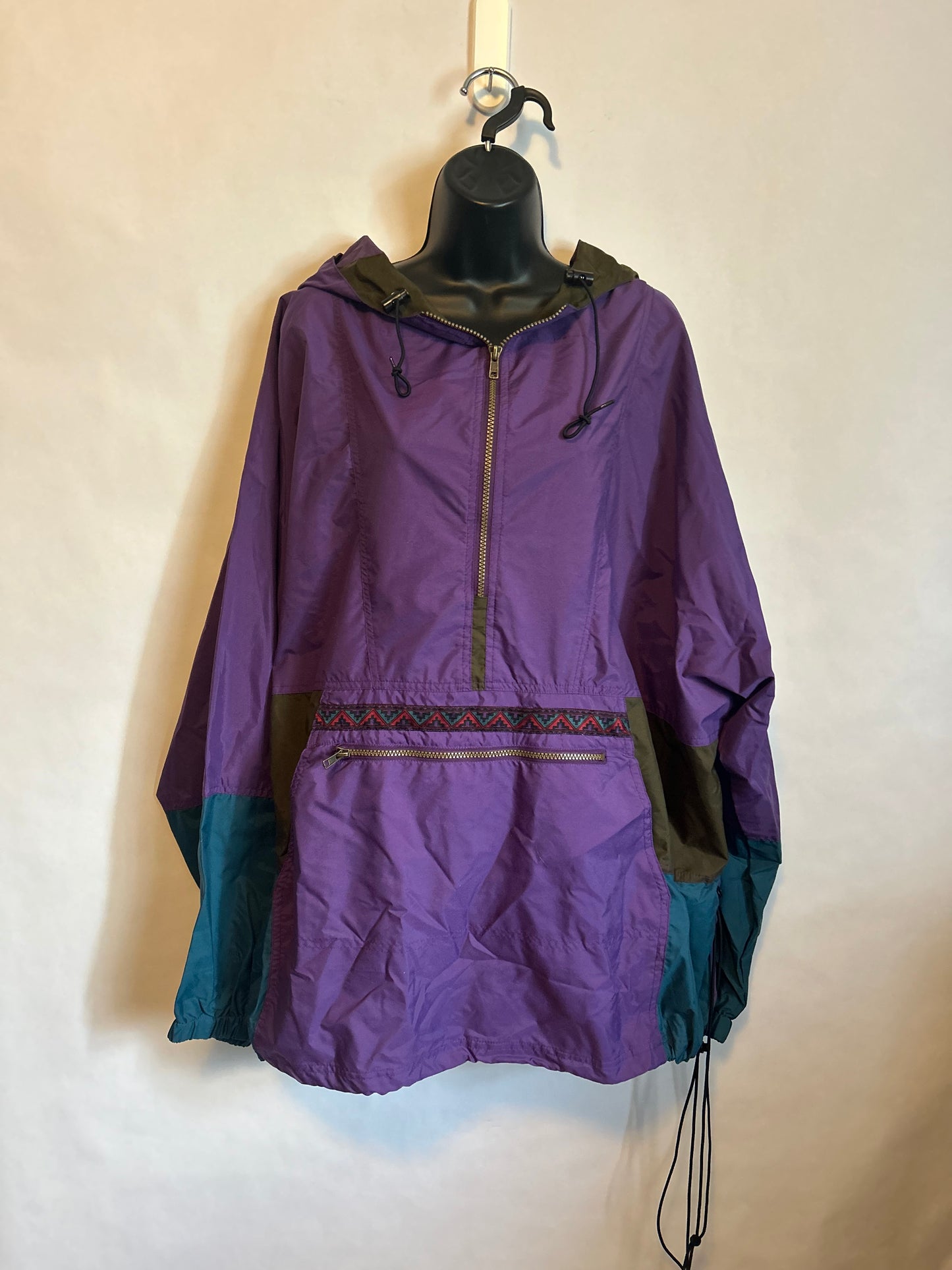 Purple & Blue Zip Up L/XL
