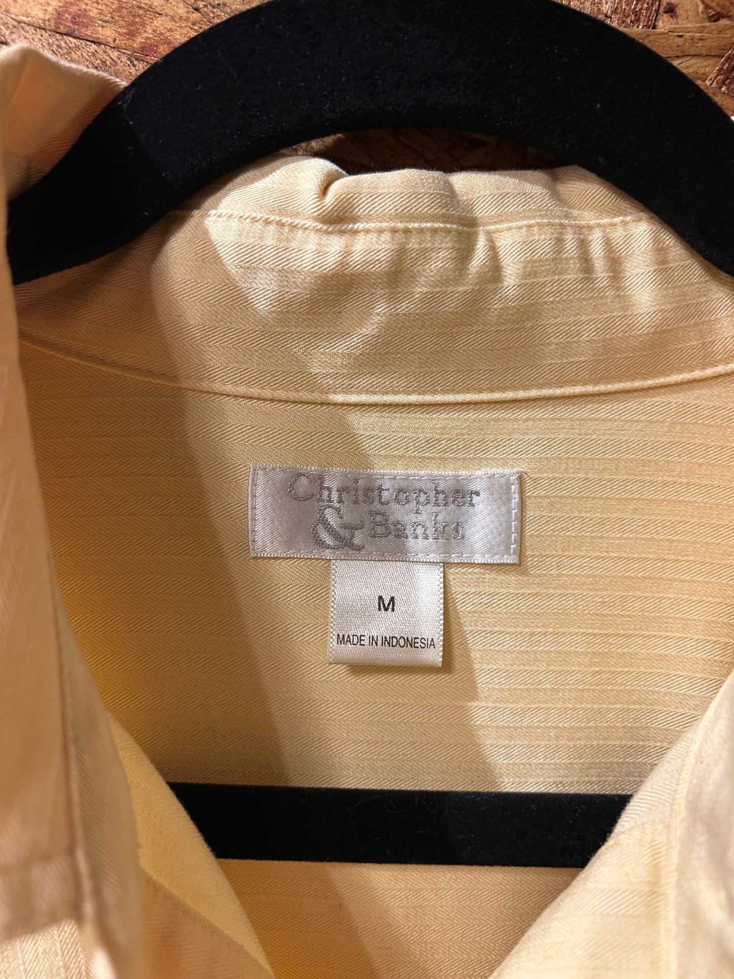 Christopher & Banks Butter Yellow Button Up M