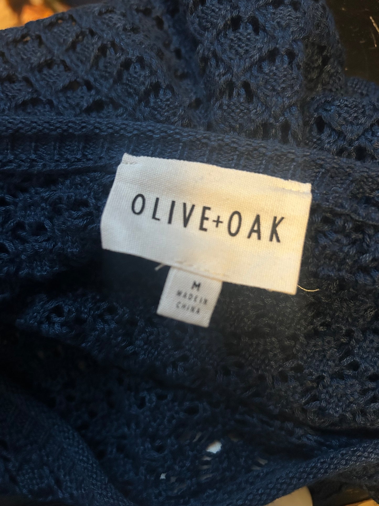 Olive + Oak Blue Knit Set M