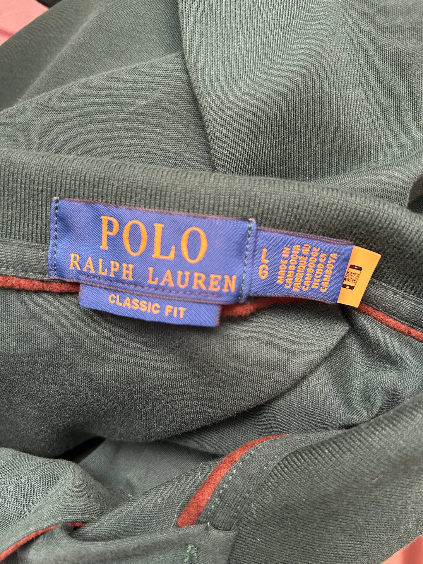 Polo Ralph Lauren Dark Green Button Up L