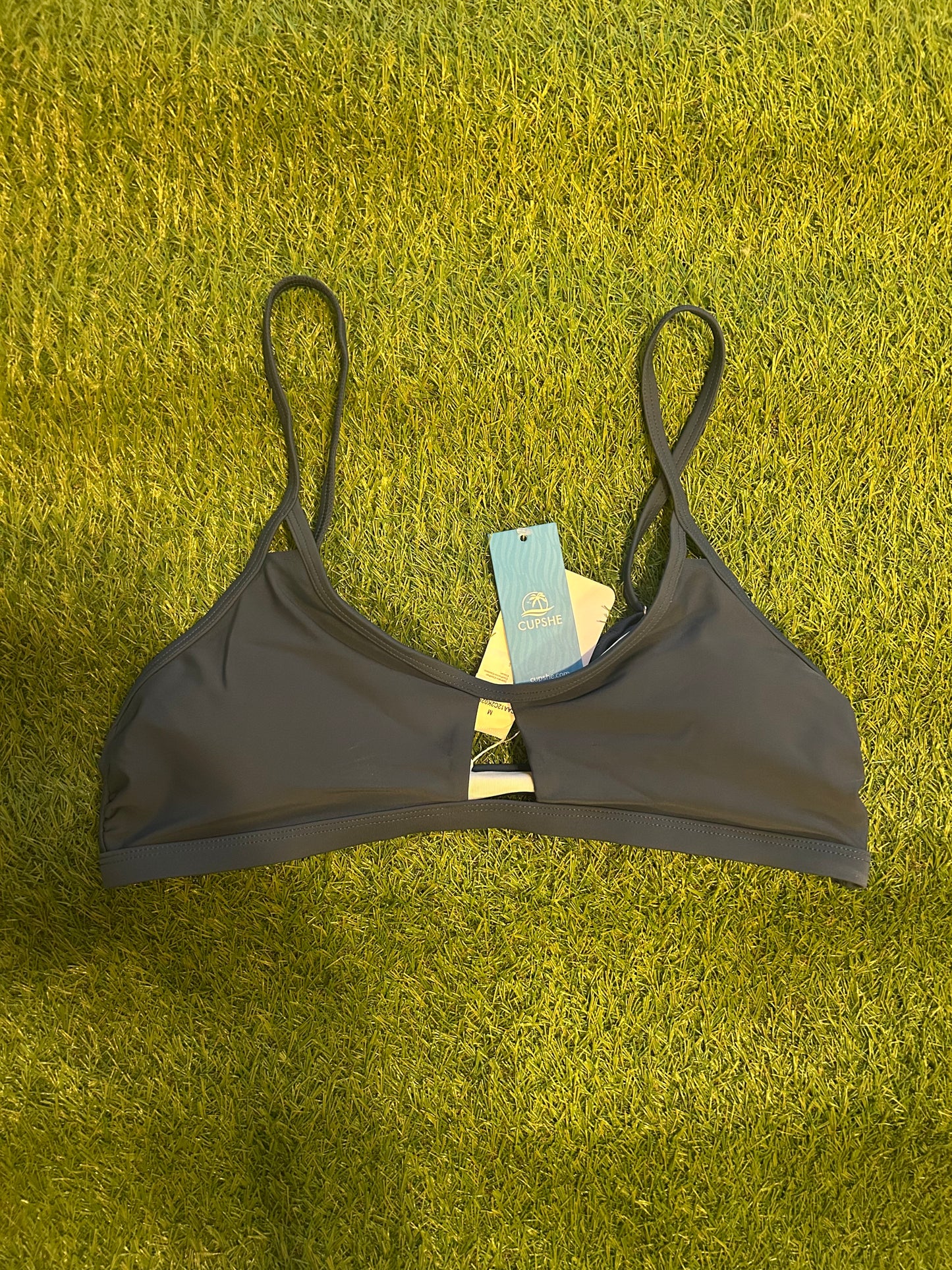 Cupshe Blue Bikini Top M