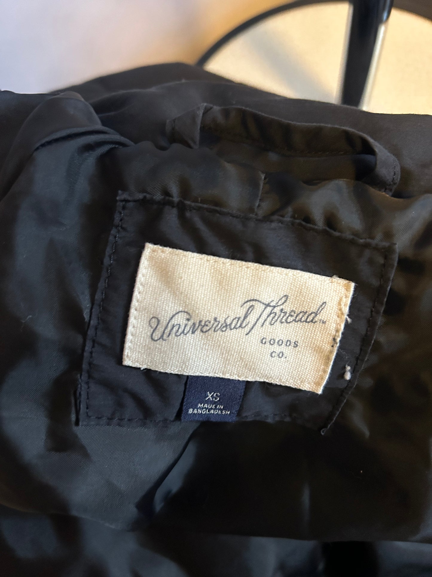 Universal Thread Black Jacket XS