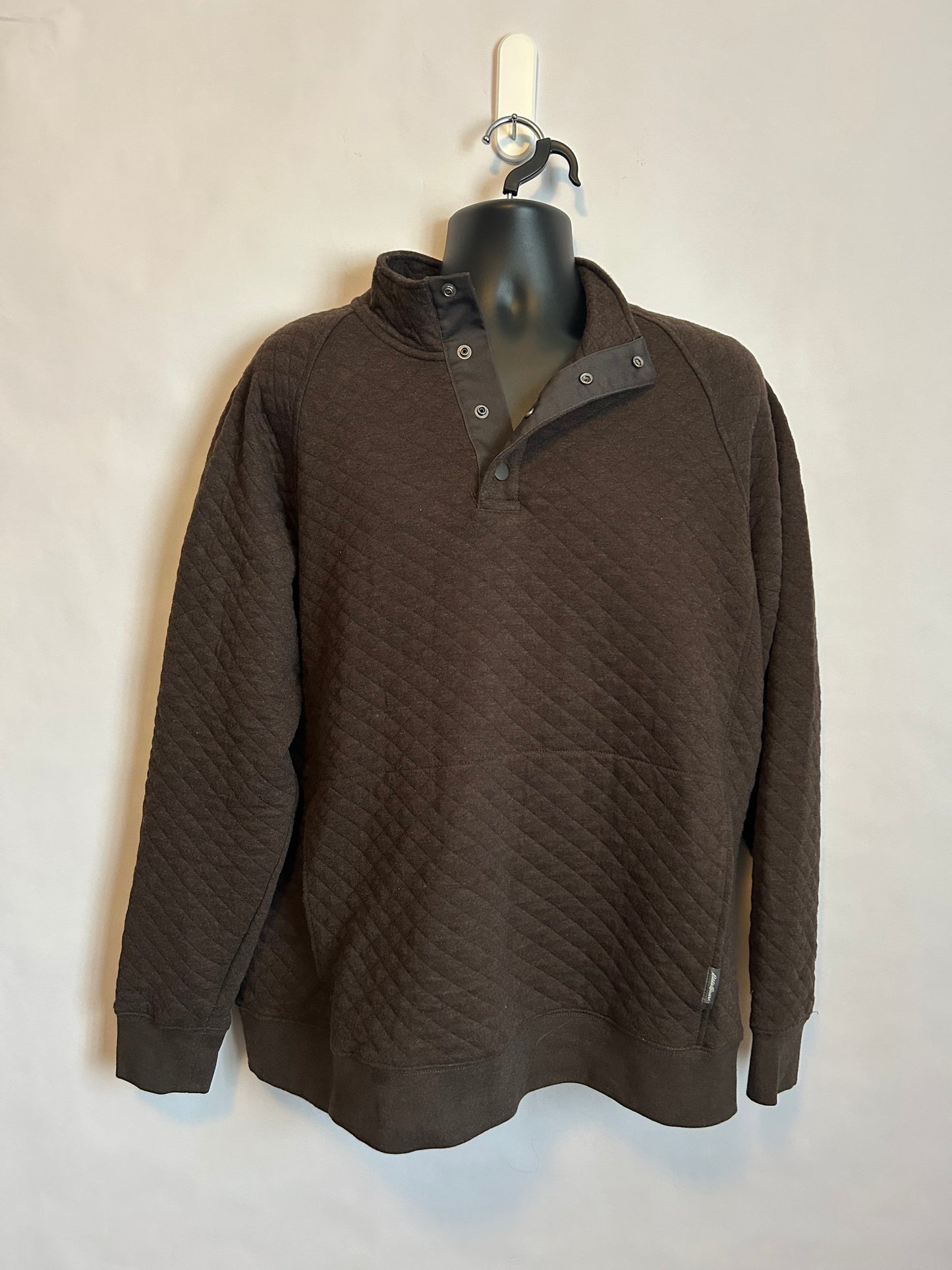 Eddie Bauer Quilted Button Up L