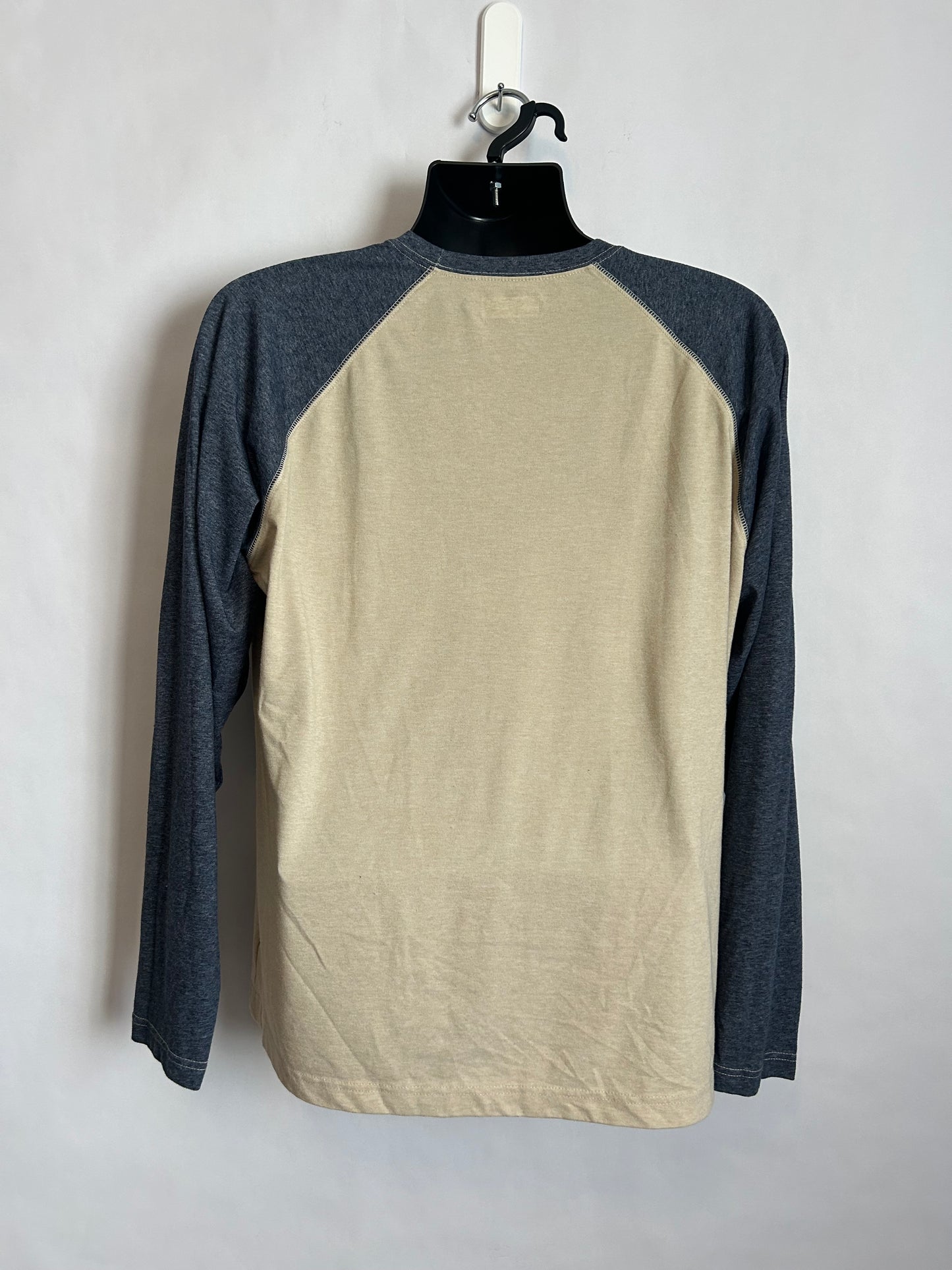 Columbia Tan & Navy Long Sleeve L
