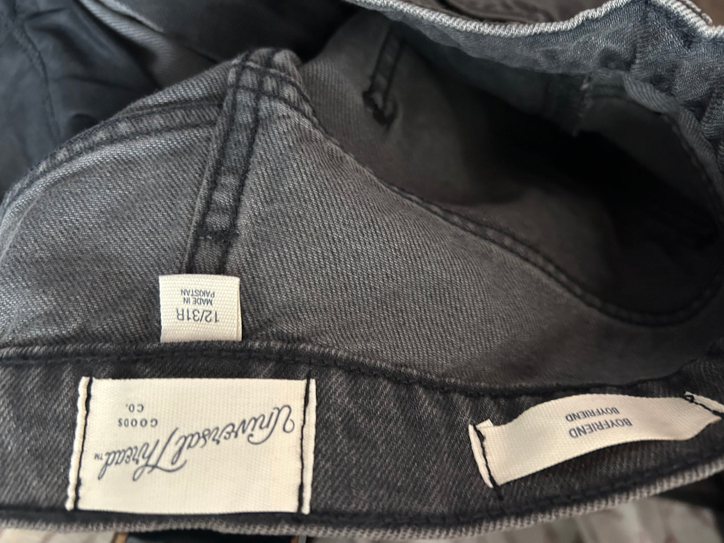 Universal Thread Black Boyfriend Jeans 12