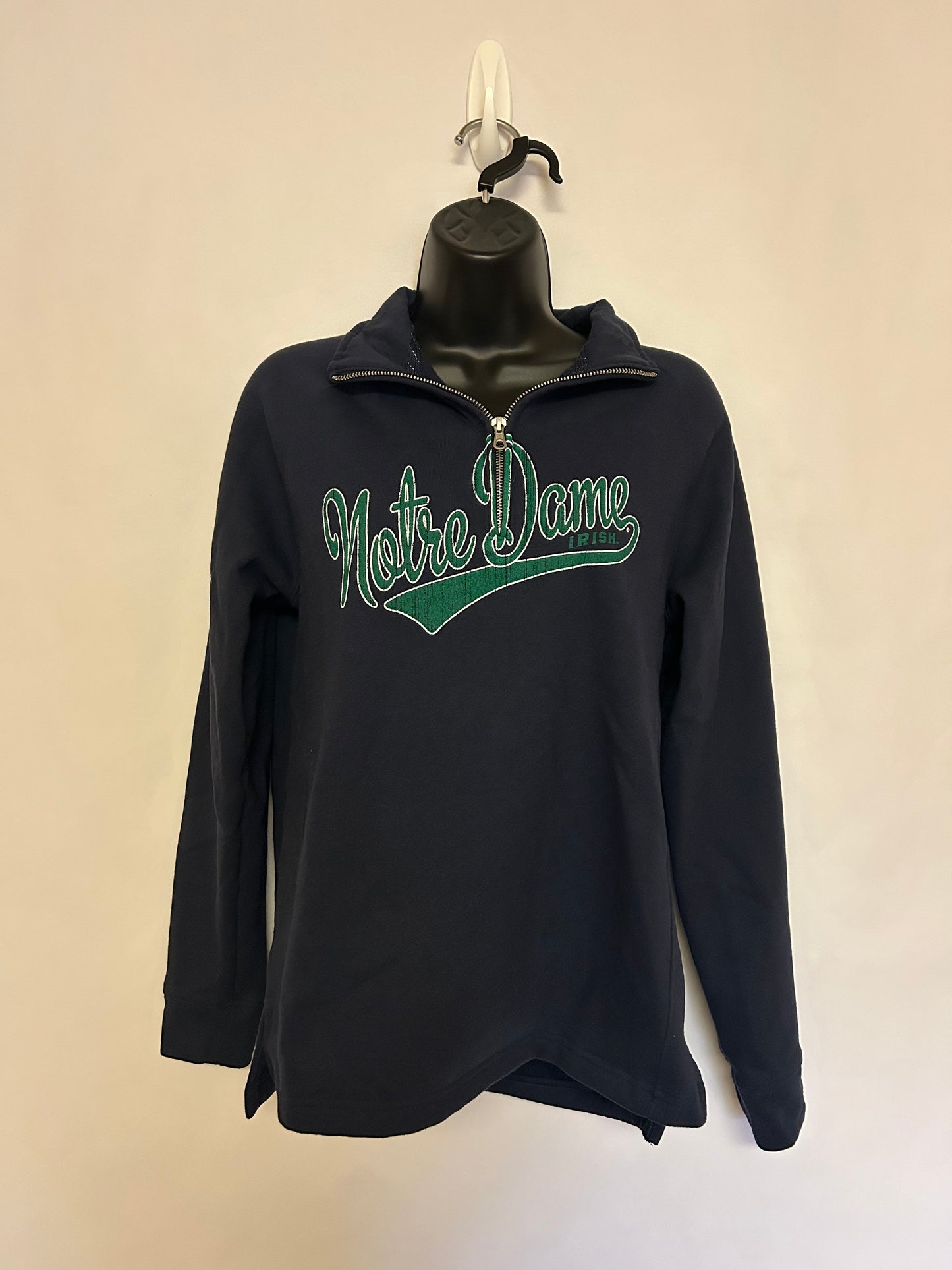 ND Navy Quarter Zip M