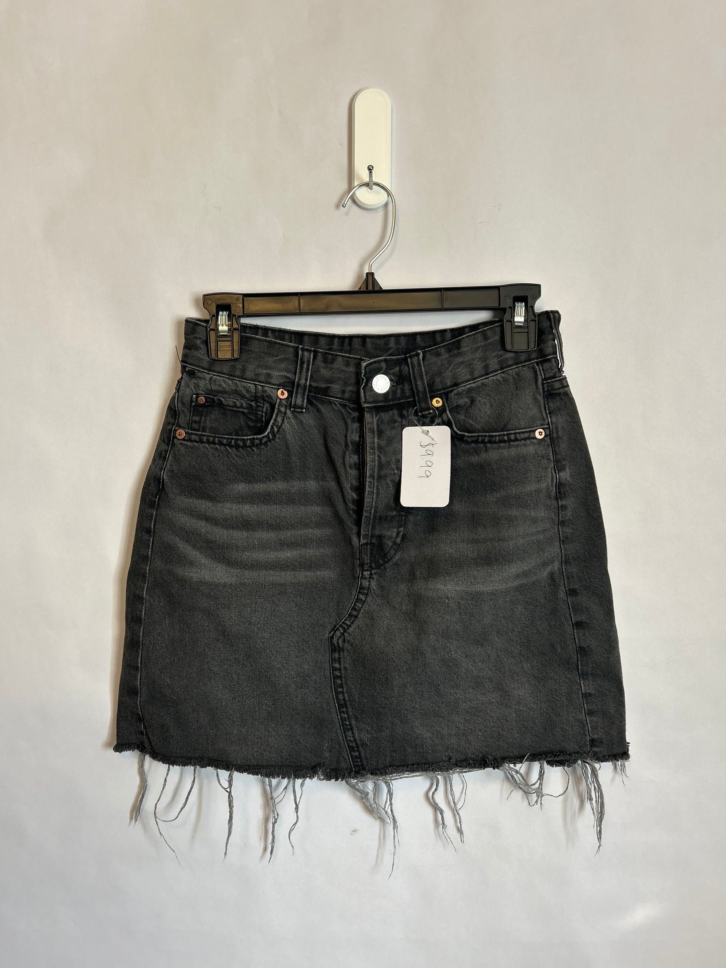 &Denim Black Skirt 4
