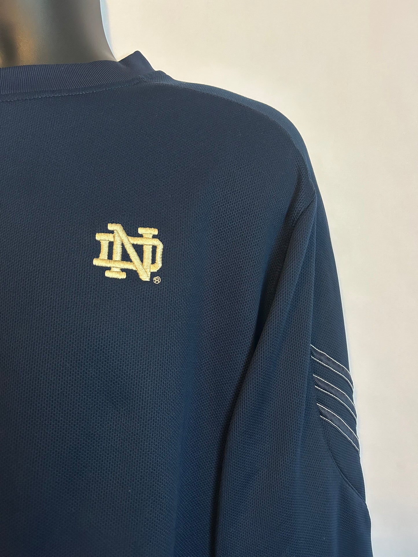 ND Navy Adidas Sweatshirt