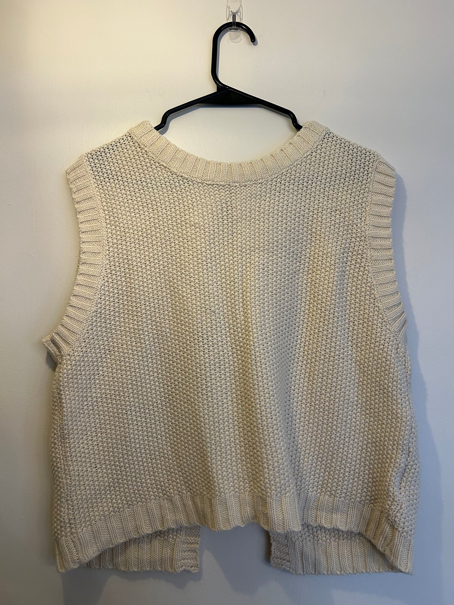 Sweater Vest with Tie Front S/M