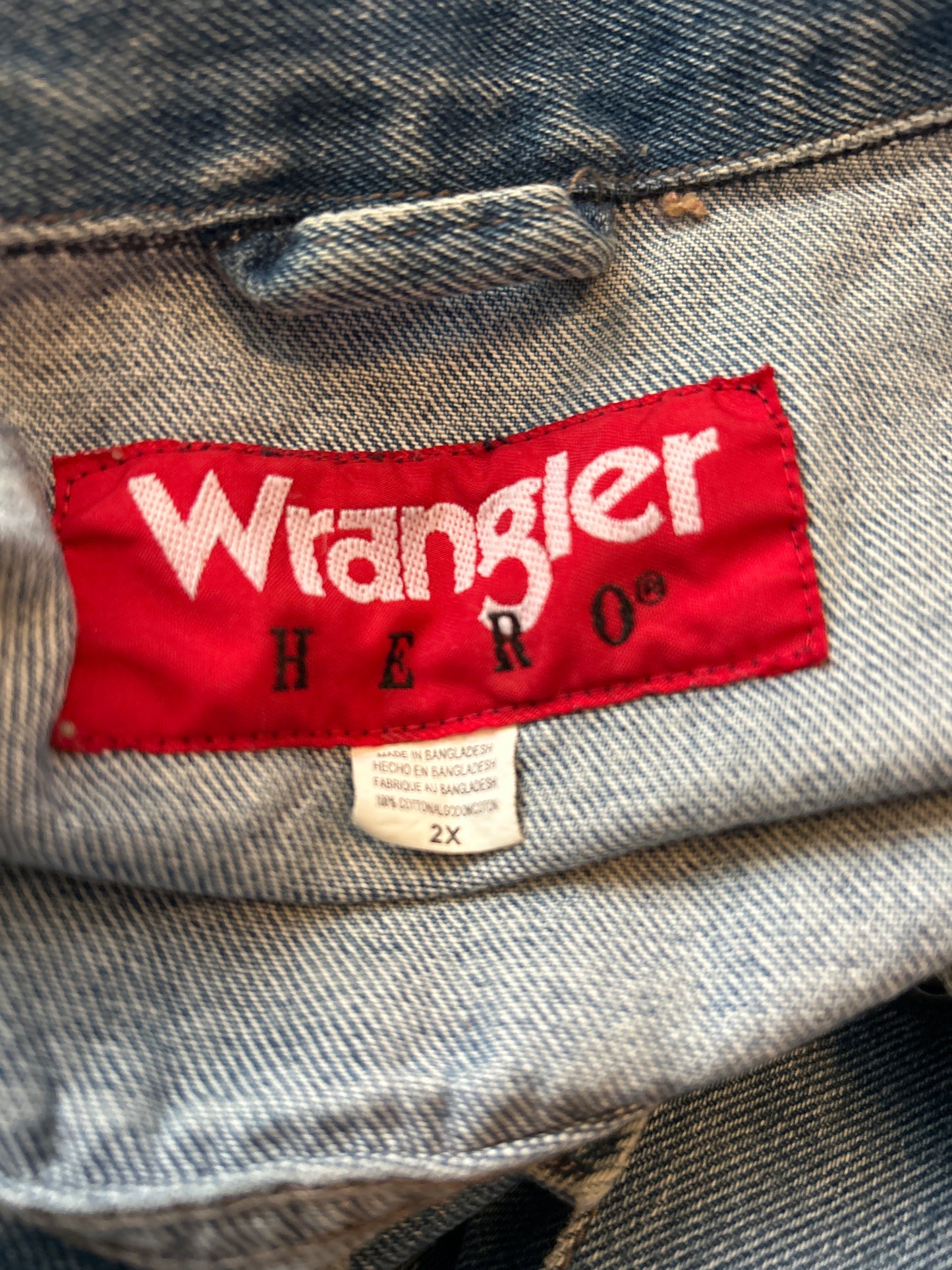 Wrangler Jean Jacket 2X