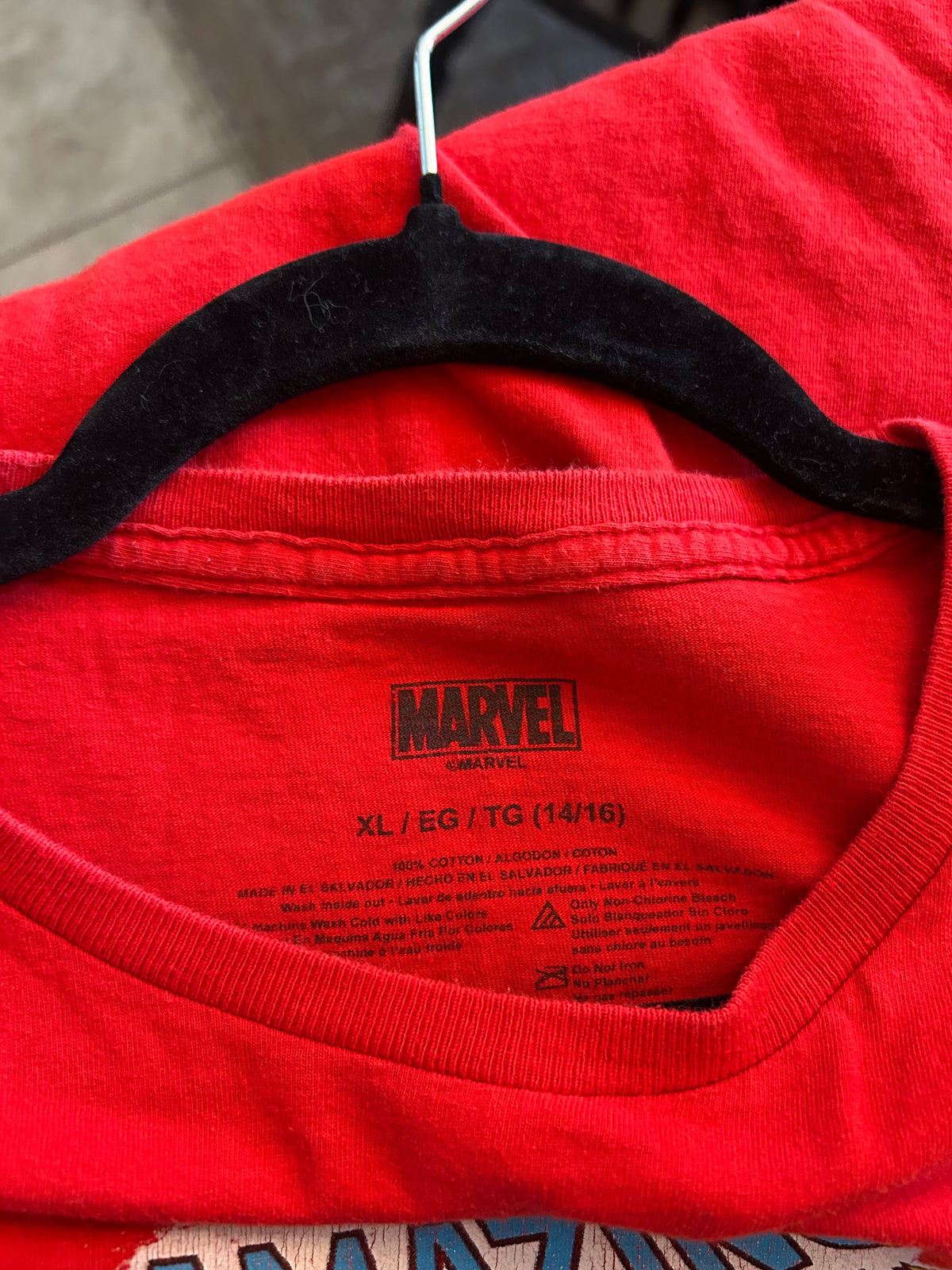 Spider-Man Baby Tee S (YXL)