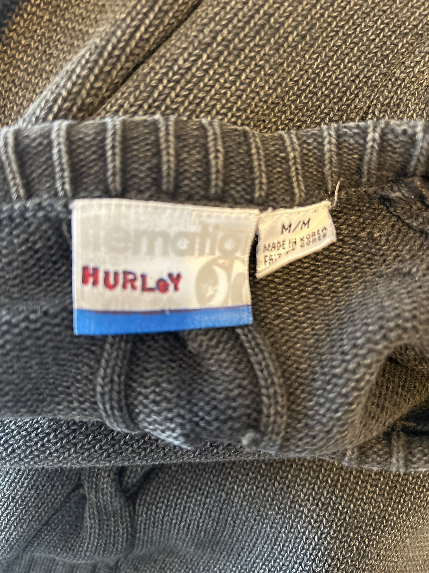 Hurley Dark Grey Sweater M