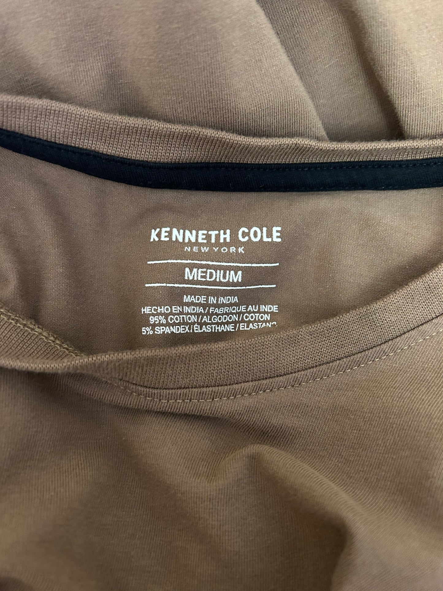 Kenneth Cole Brown T-Shirt M