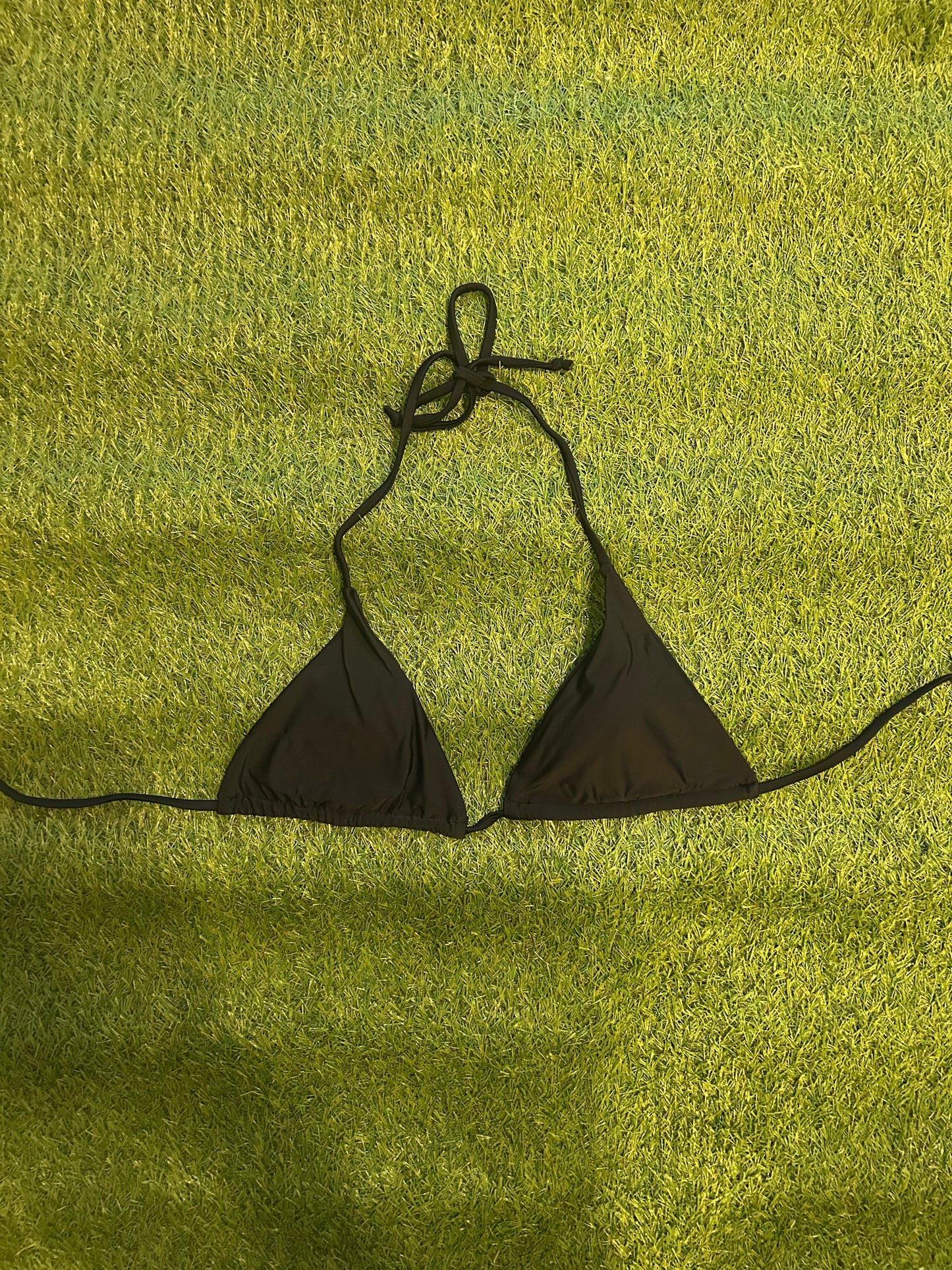 Black Triangle Bikini Top S