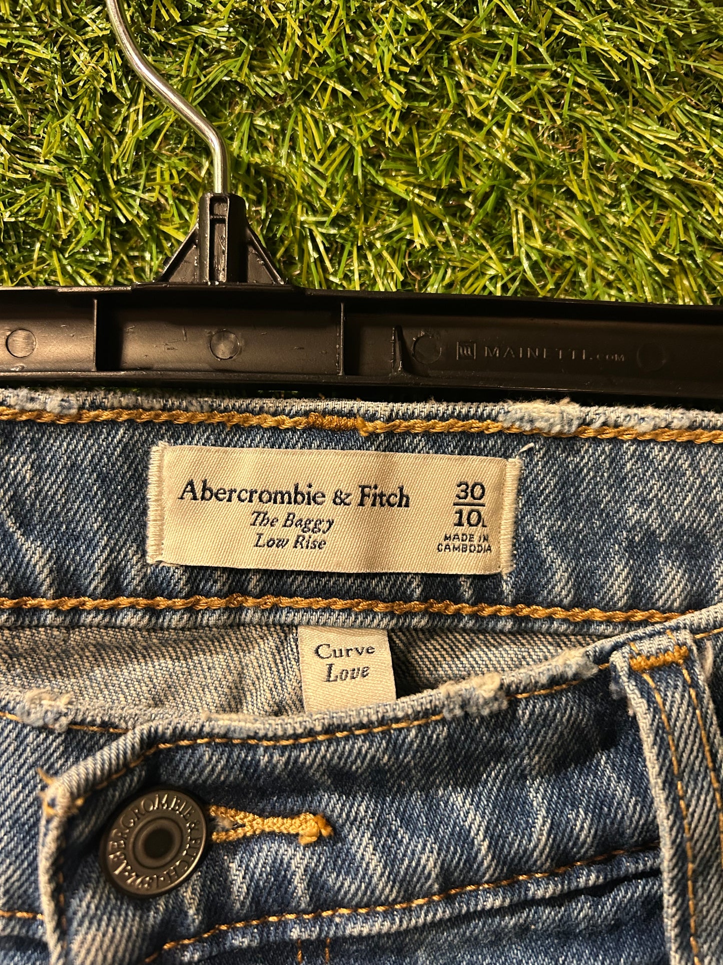 Abercrombie & Fitch Baggy Low Rise Jeans 10