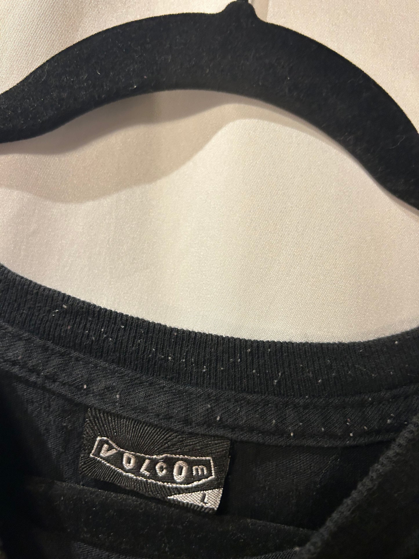 Volcom Vintage Black Skater T-Shirt L