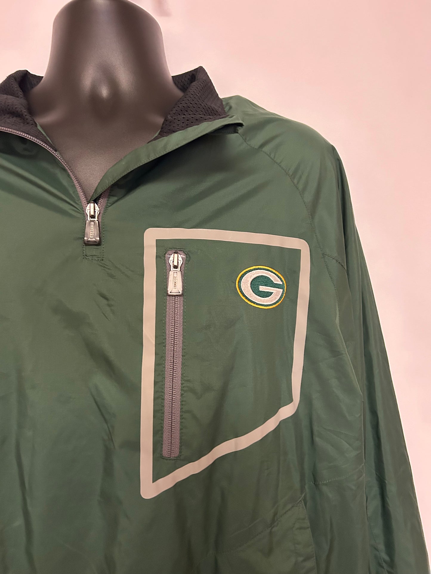 Reebok Packers Zip-Up M