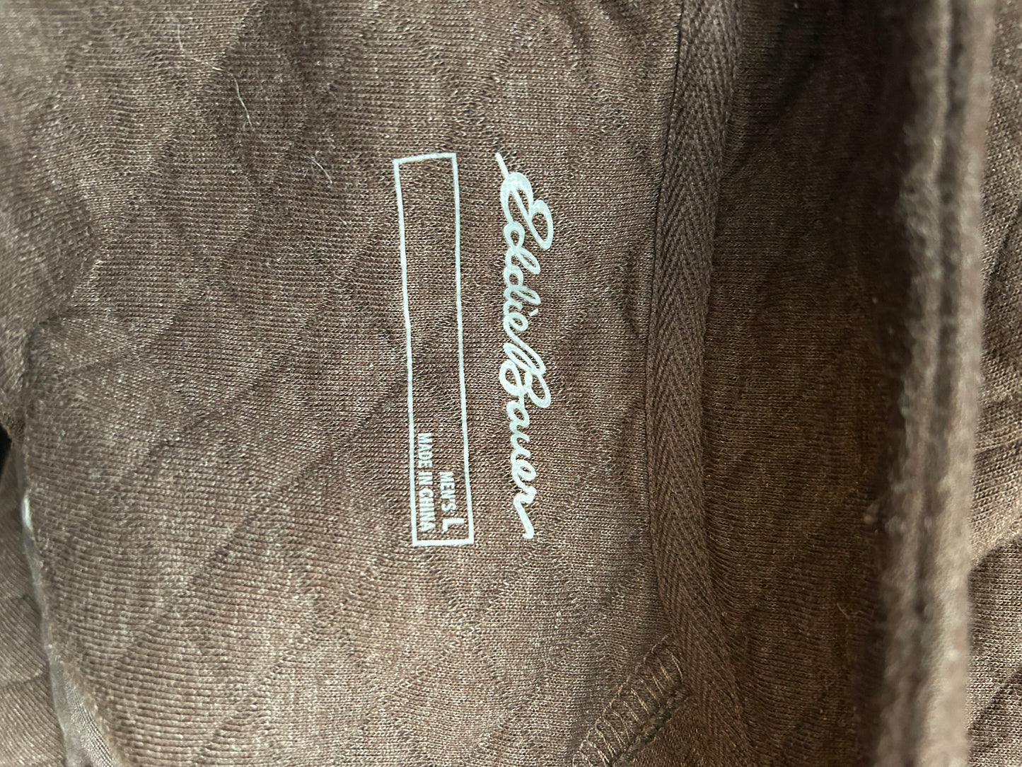 Eddie Bauer Quilted Button Up L