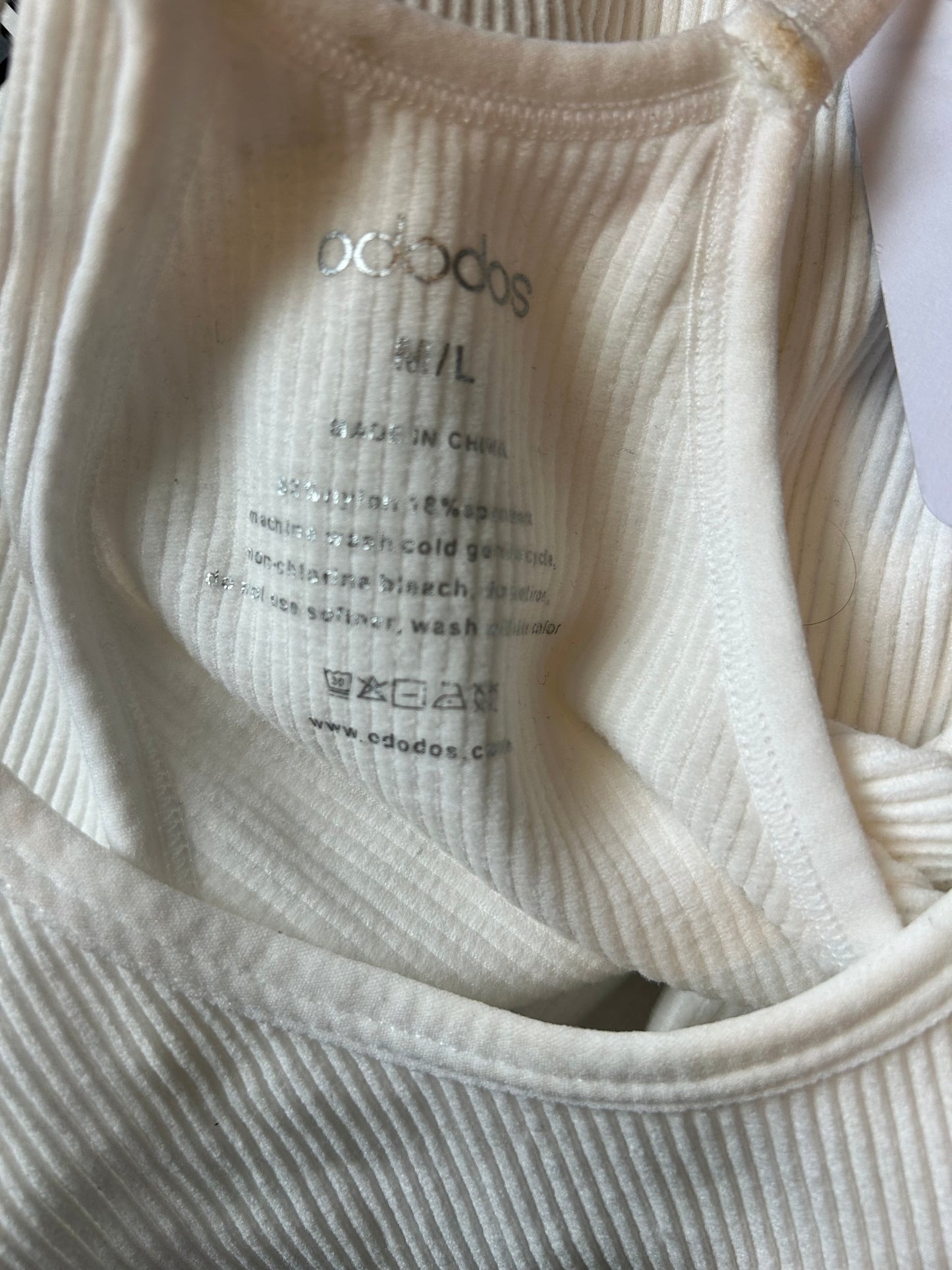 Ododos White Tank M/L