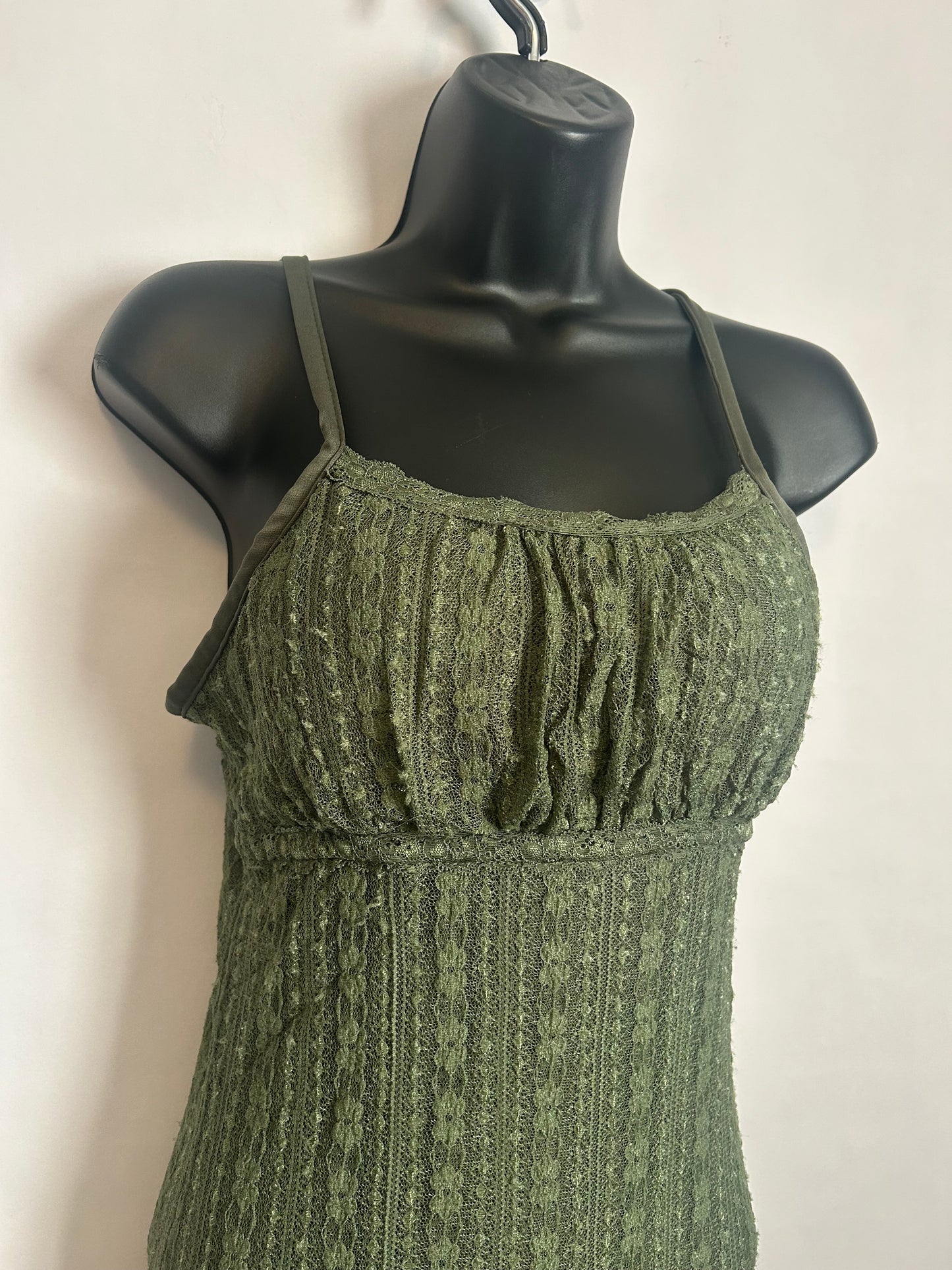 No Boundaries Green Maxi Dress S
