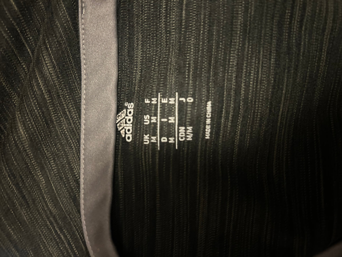 Adidas Grey and Black Tank M