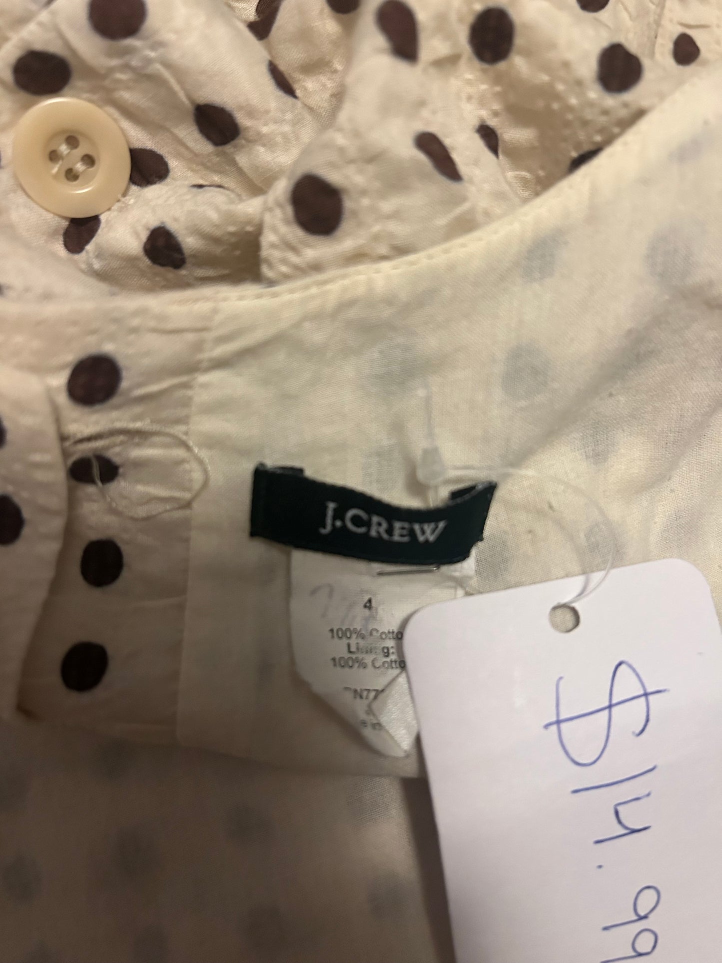 J.Crew Polka Dot Dress S