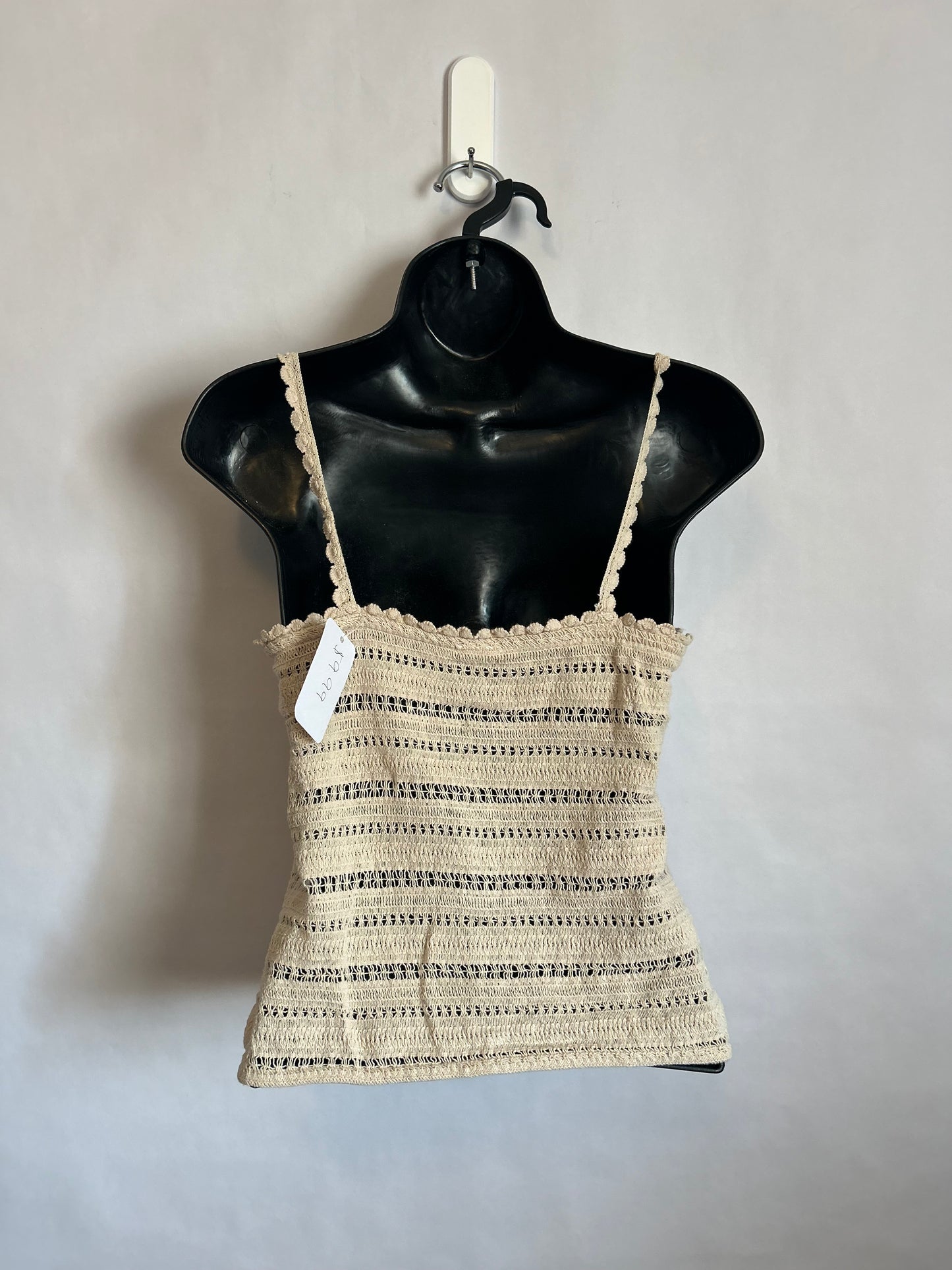Tan Button Tank S