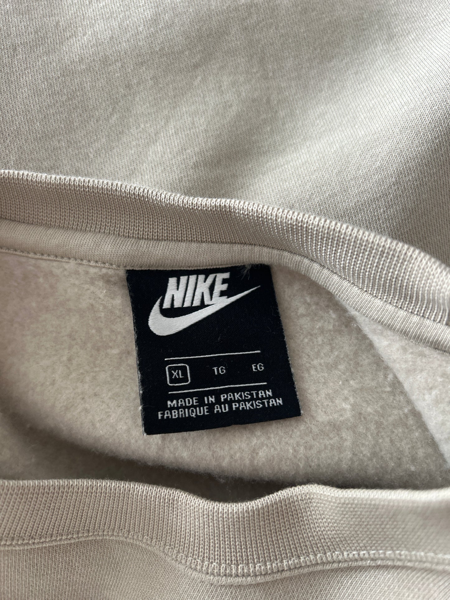 New Nike Tan Sweatshirt XL