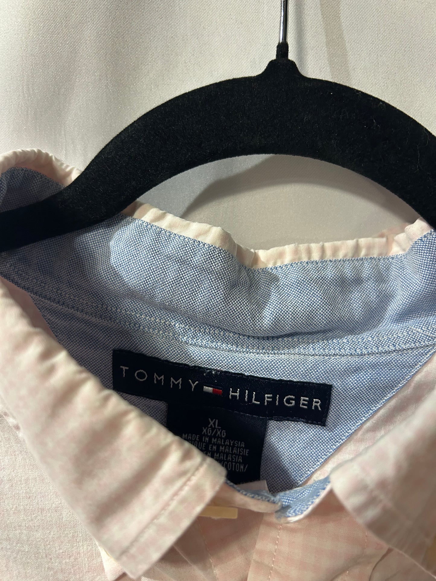 Tommy Hilfiger Light Pink Button Up XL
