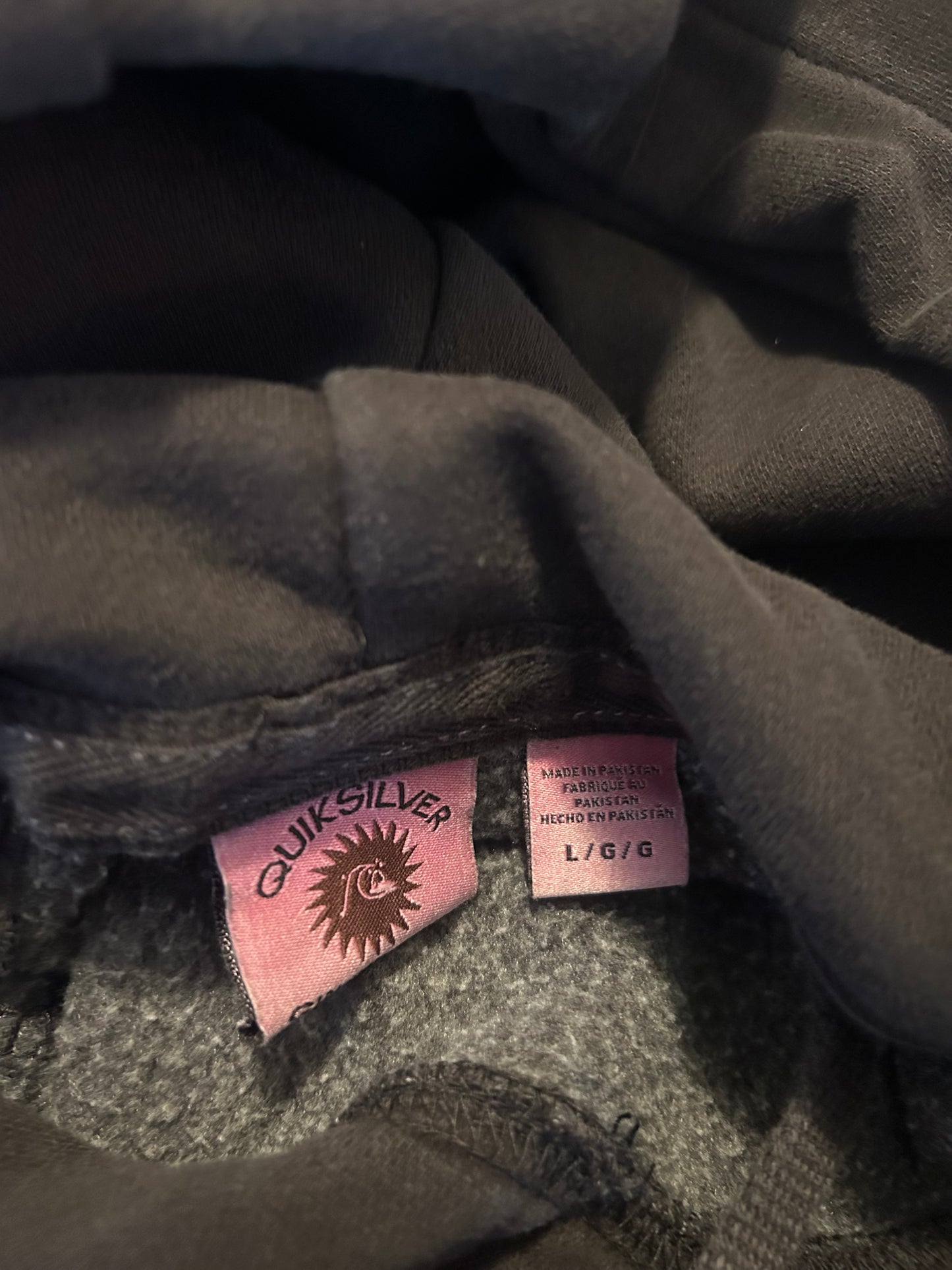 Quiksilver Dark Grey Sweatshirt L