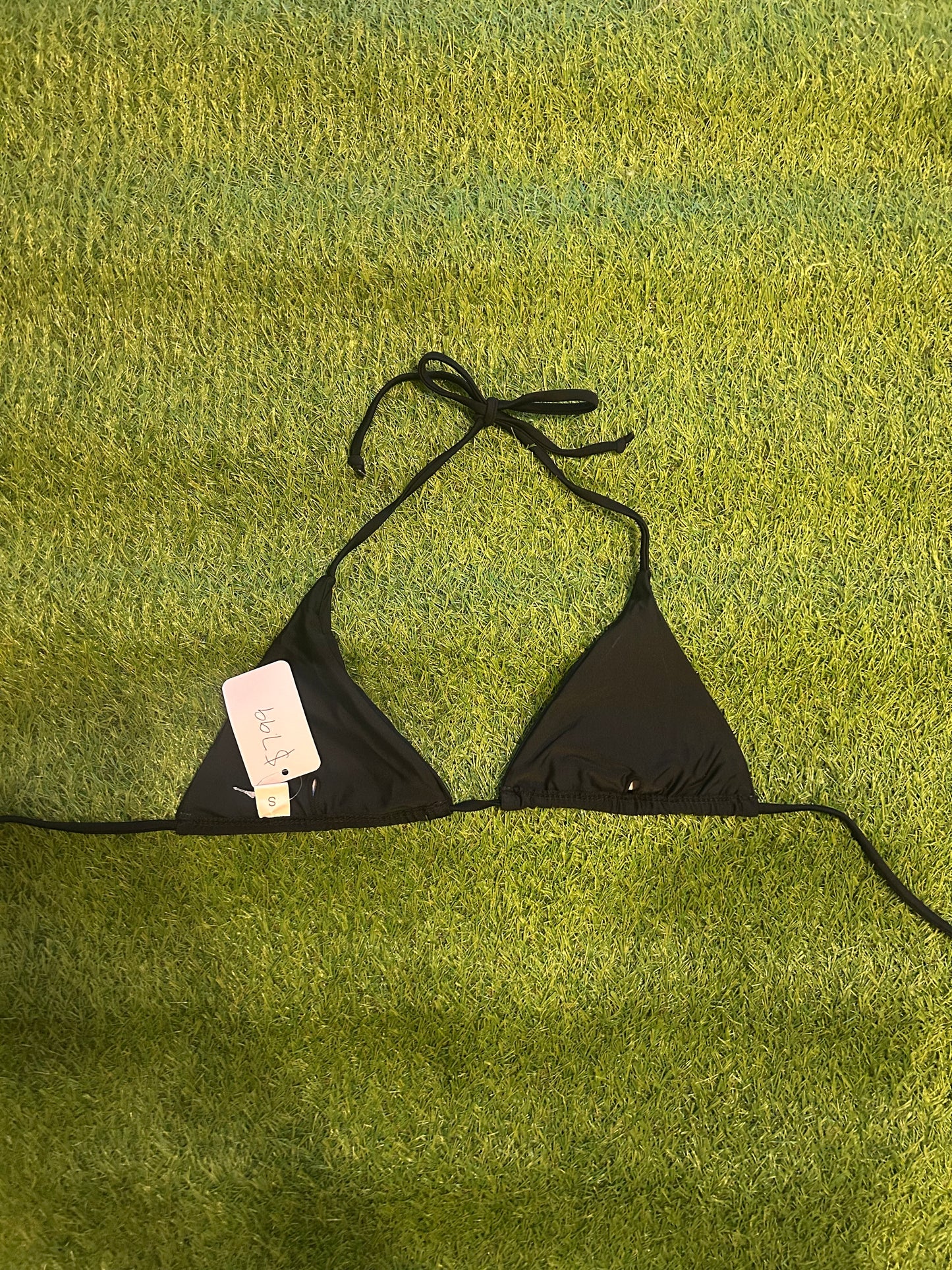 Black Triangle Bikini Top S