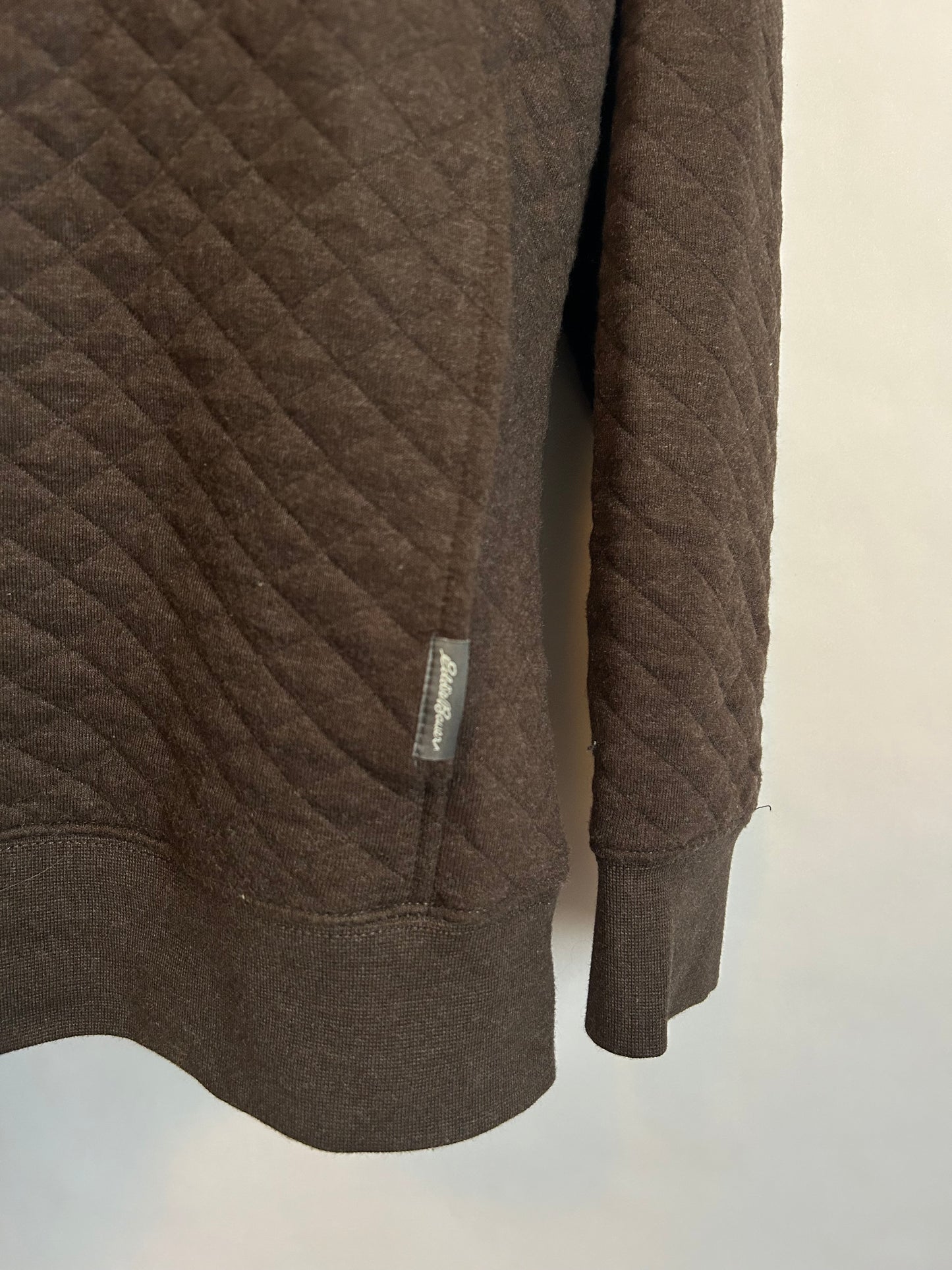 Eddie Bauer Quilted Button Up L